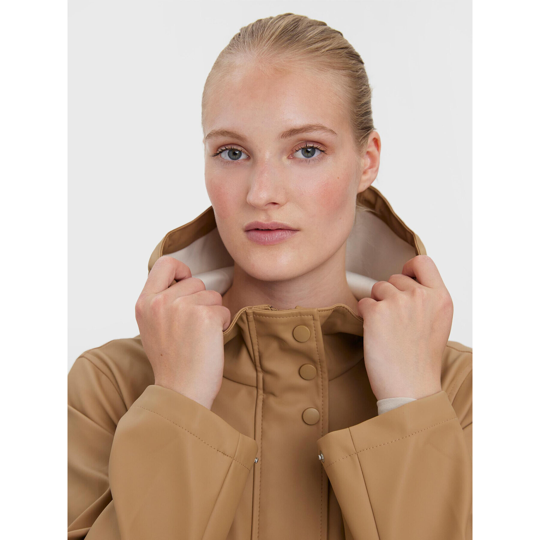 Vero Moda Яке за дъжд Malou 10266986 Кафяв Regular Fit - Pepit.bg