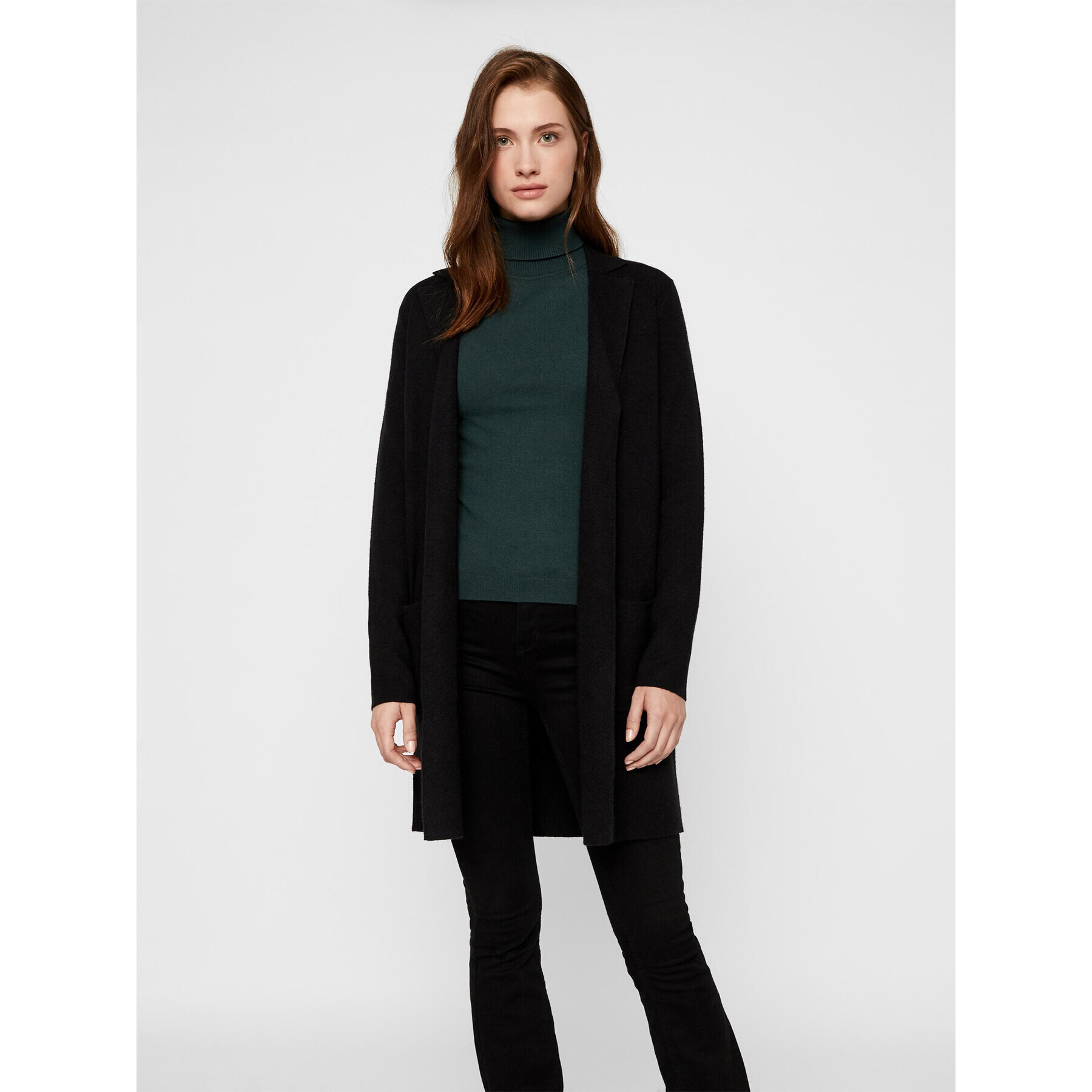 Vero Moda Кардиган 10215659 Черен Regular Fit - Pepit.bg