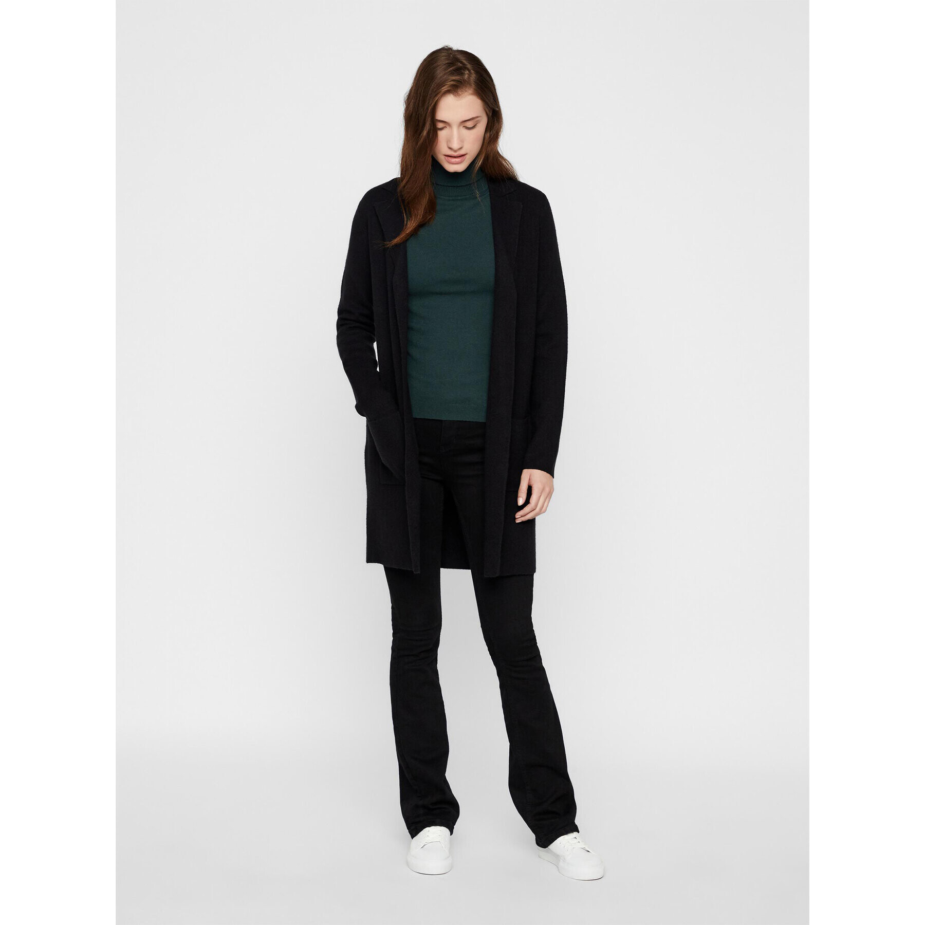 Vero Moda Кардиган 10215659 Черен Regular Fit - Pepit.bg