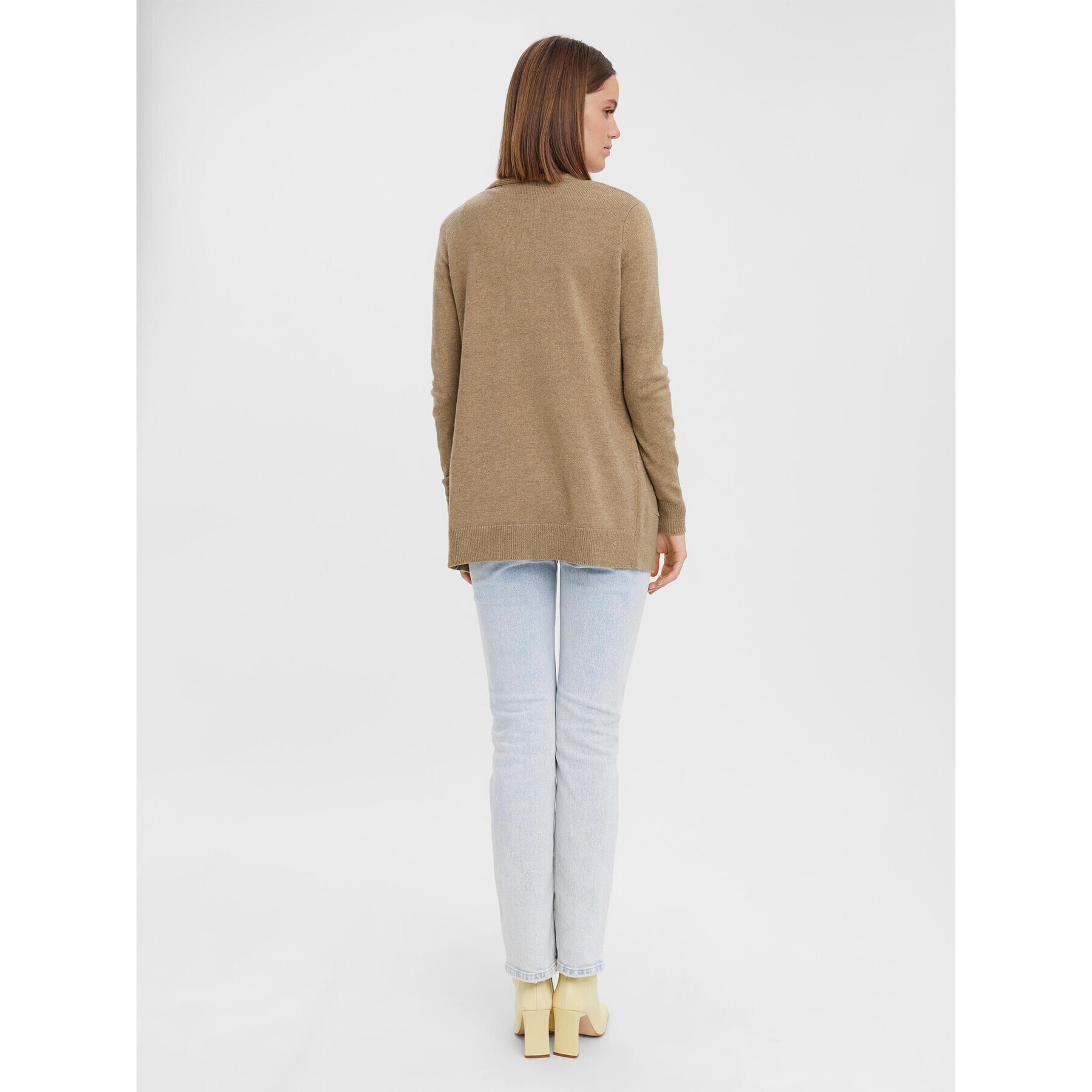 Vero Moda Кардиган 10269434 Бежов Regular Fit - Pepit.bg