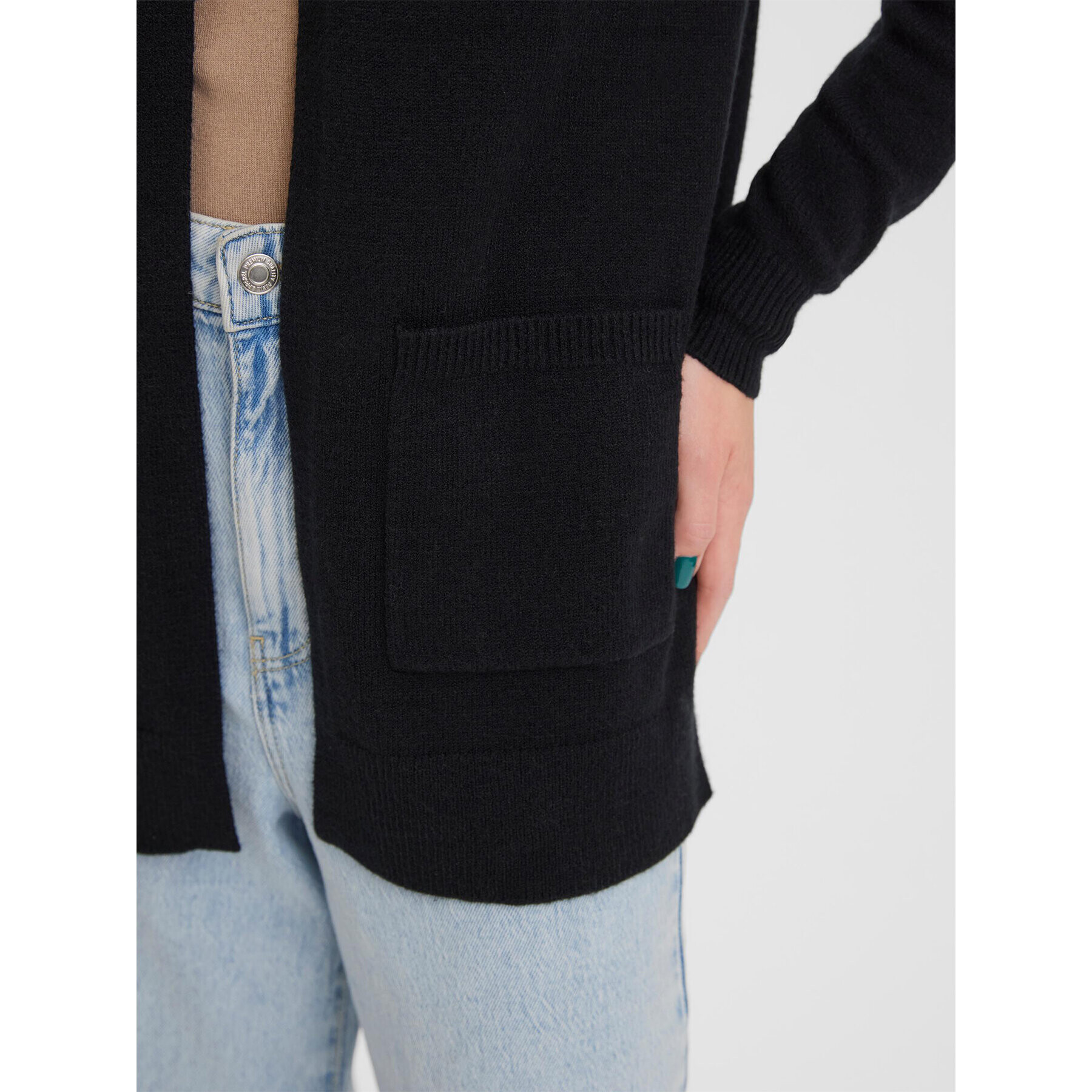 Vero Moda Кардиган 10269434 Черен Regular Fit - Pepit.bg