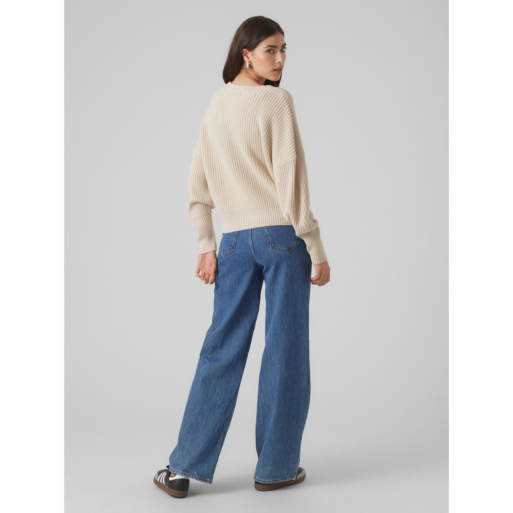Vero Moda Кардиган 10273853 Екрю Regular Fit - Pepit.bg