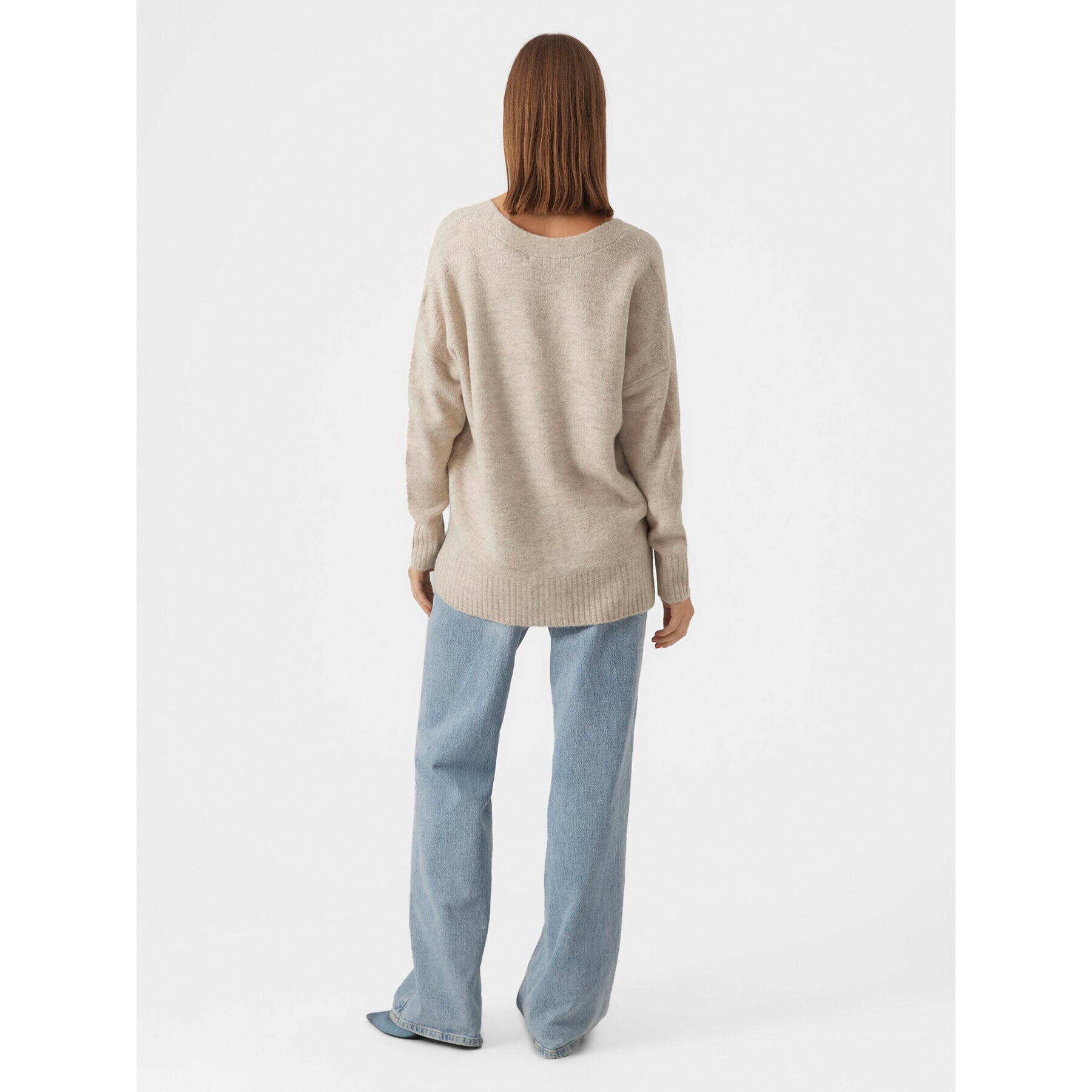 Vero Moda Кардиган 10291670 Бежов Regular Fit - Pepit.bg