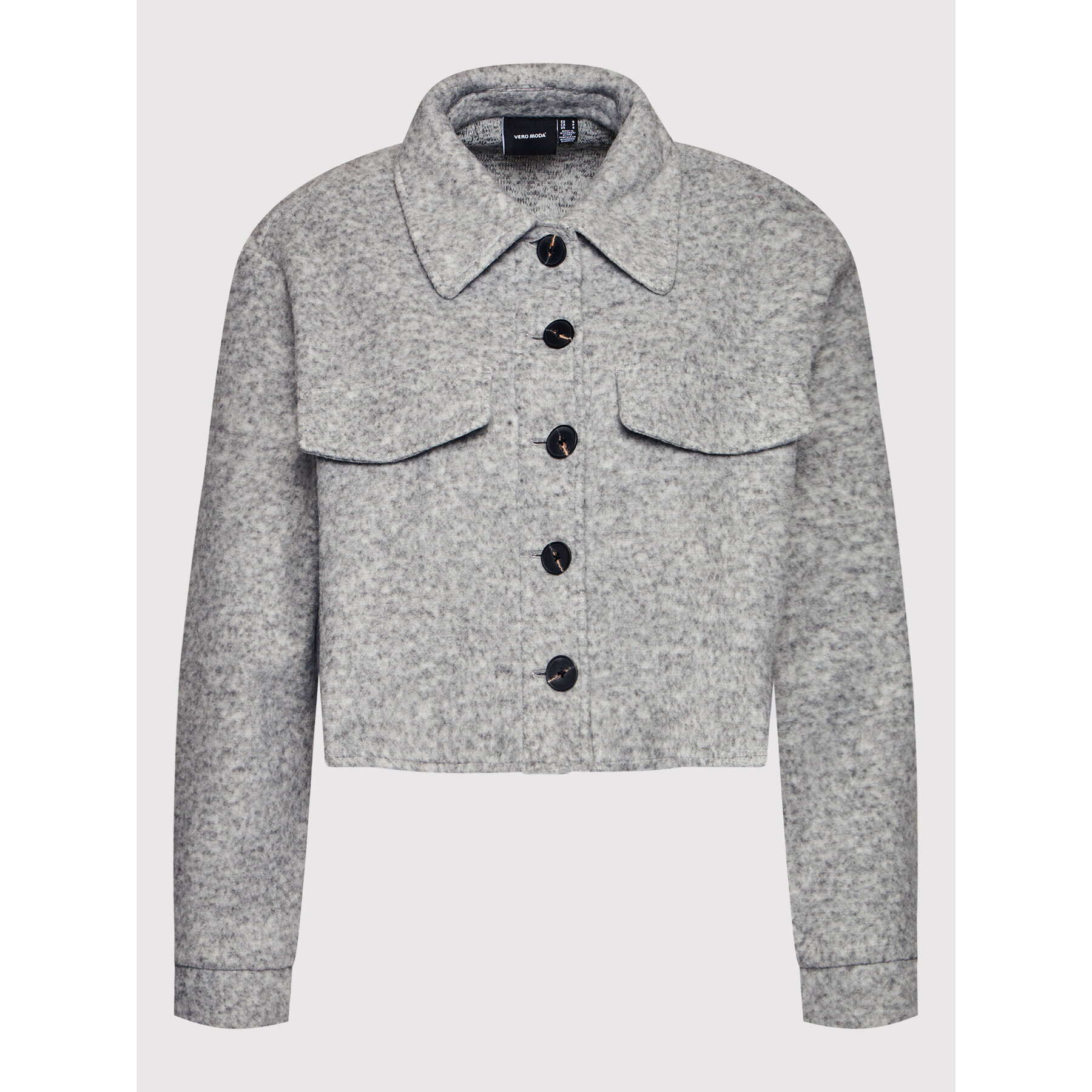 Vero Moda Кардиган Brushed Sky 10264976 Сив Relaxed Fit - Pepit.bg