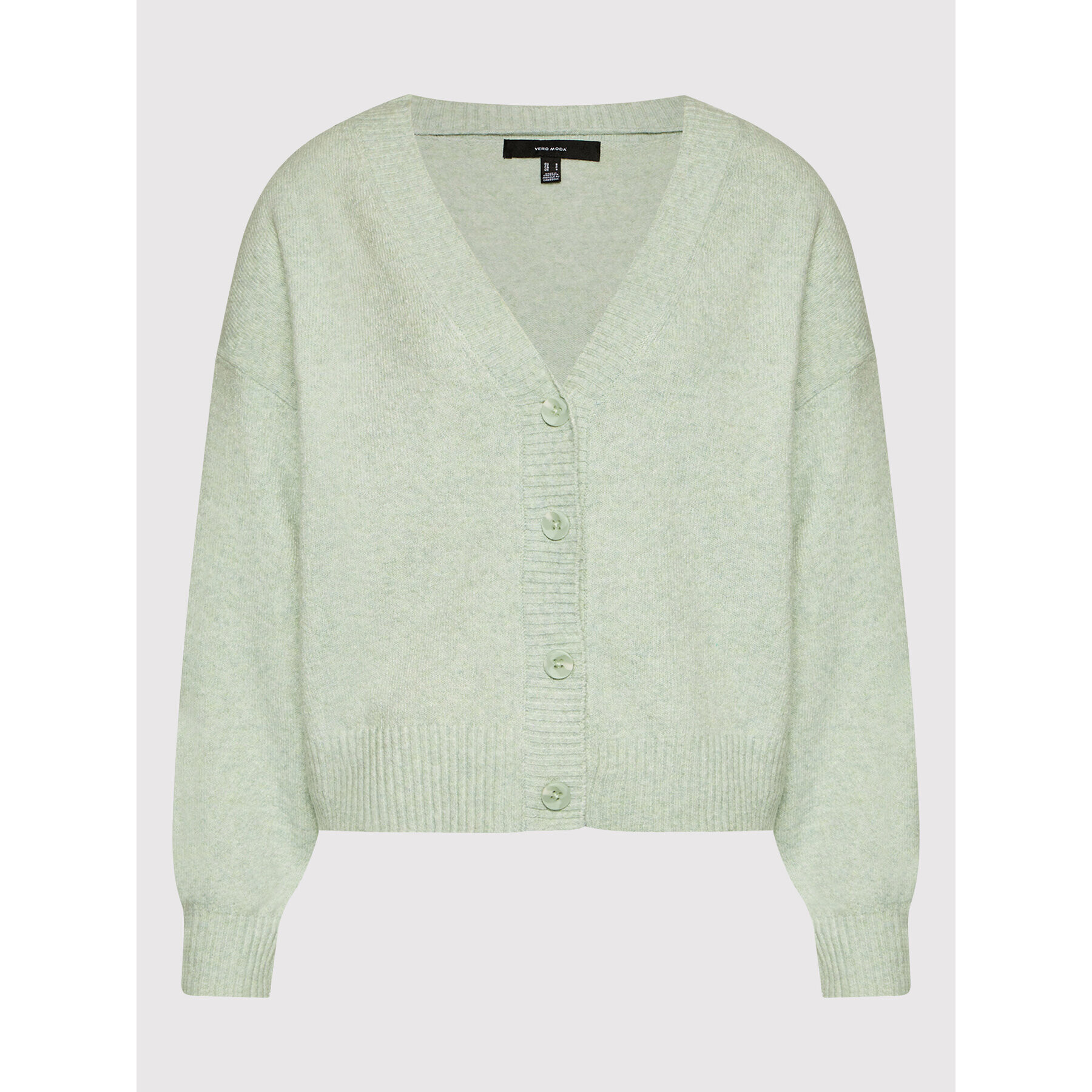 Vero Moda Кардиган Doffy 10259445 Зелен Relaxed Fit - Pepit.bg