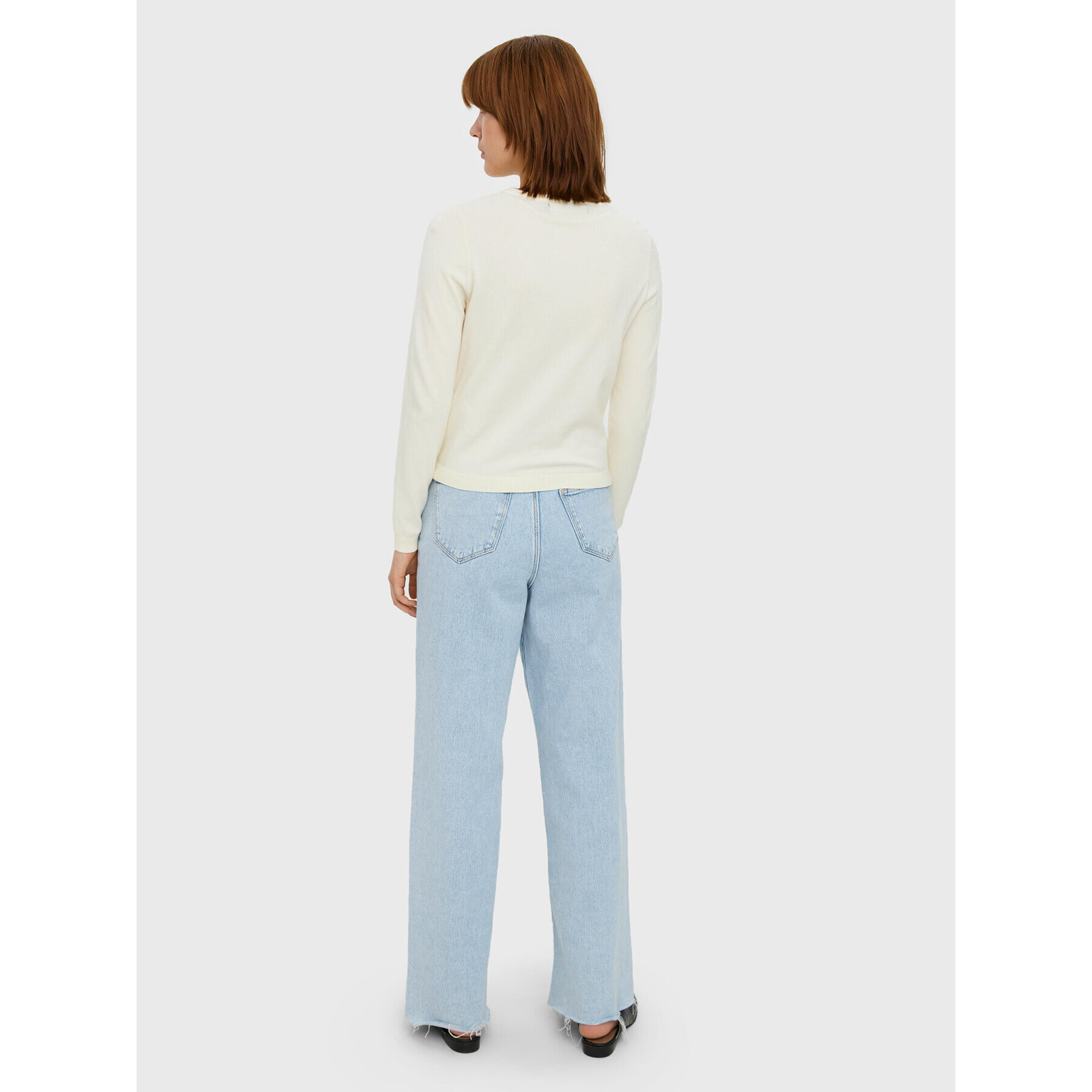 Vero Moda Кардиган Karis 10268702 Екрю Regular Fit - Pepit.bg