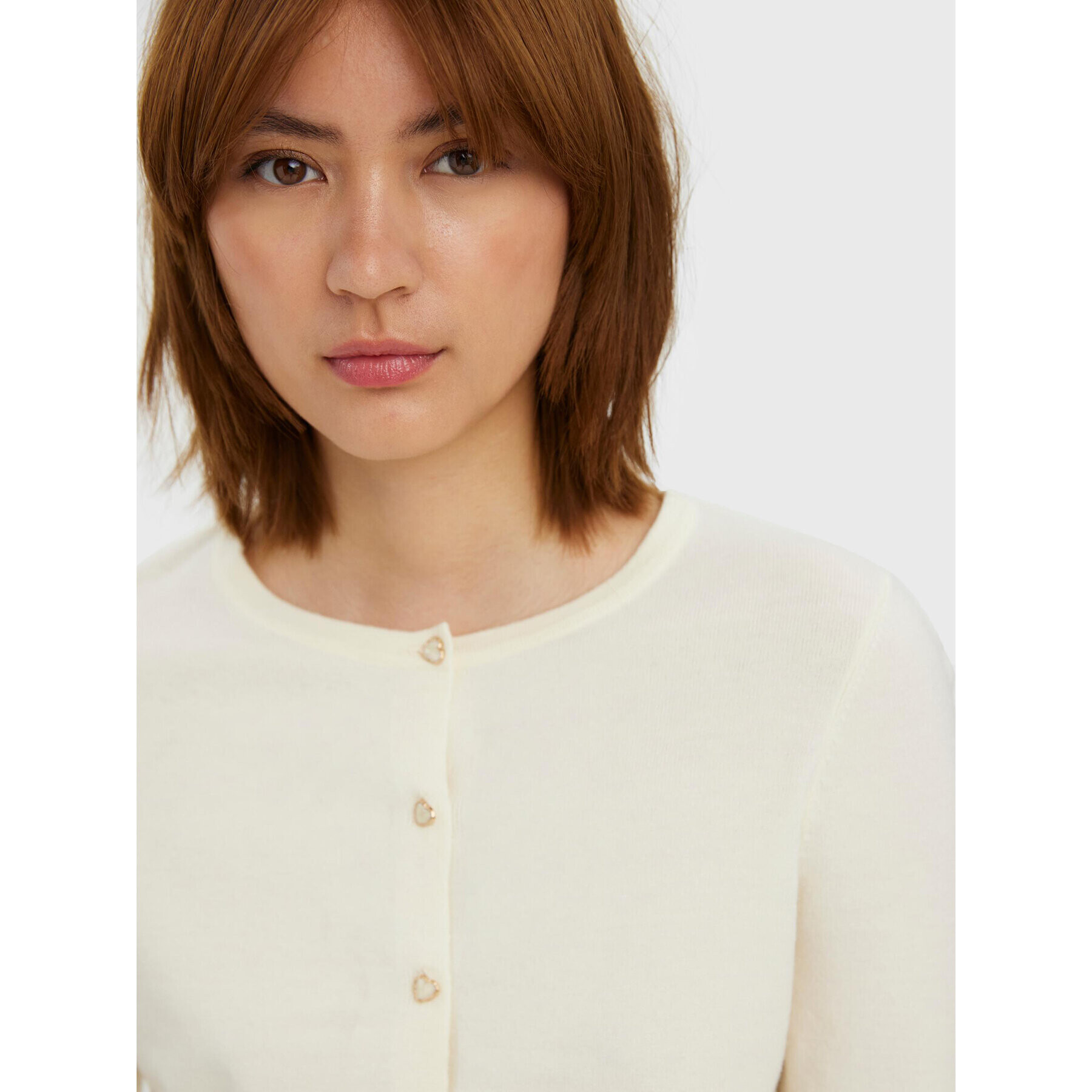 Vero Moda Кардиган Karis 10268702 Екрю Regular Fit - Pepit.bg