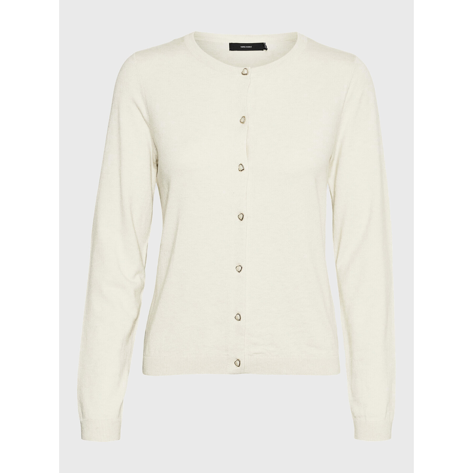 Vero Moda Кардиган Karis 10268702 Екрю Regular Fit - Pepit.bg