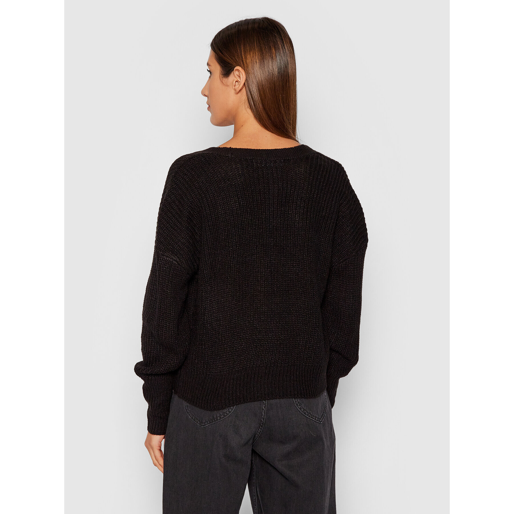 Vero Moda Кардиган Lea 10249632 Черен Relaxed Fit - Pepit.bg