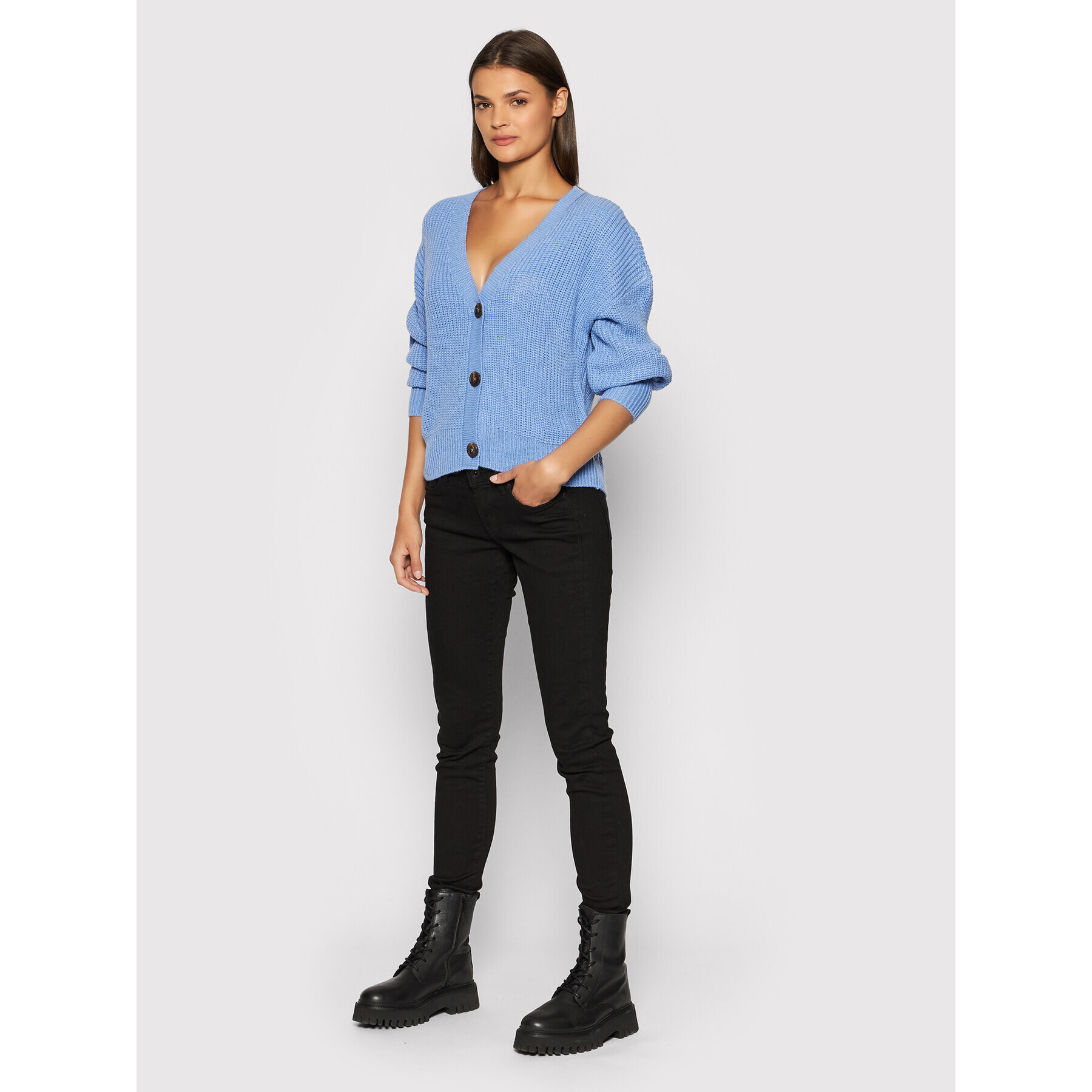 Vero Moda Кардиган Lea 10249632 Син Regular Fit - Pepit.bg