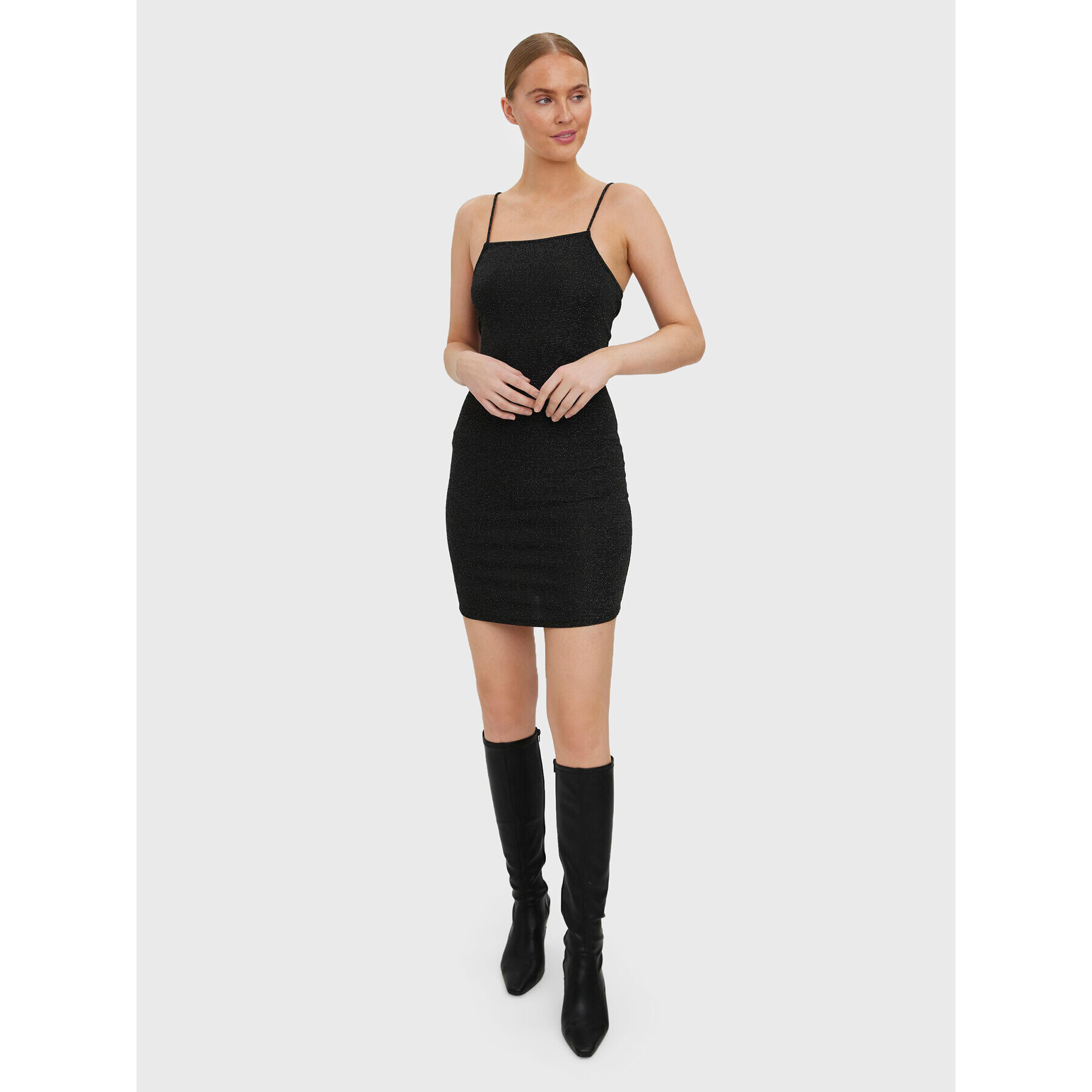 Vero Moda Ежедневна рокля Kanna 10277067 Черен Slim Fit - Pepit.bg