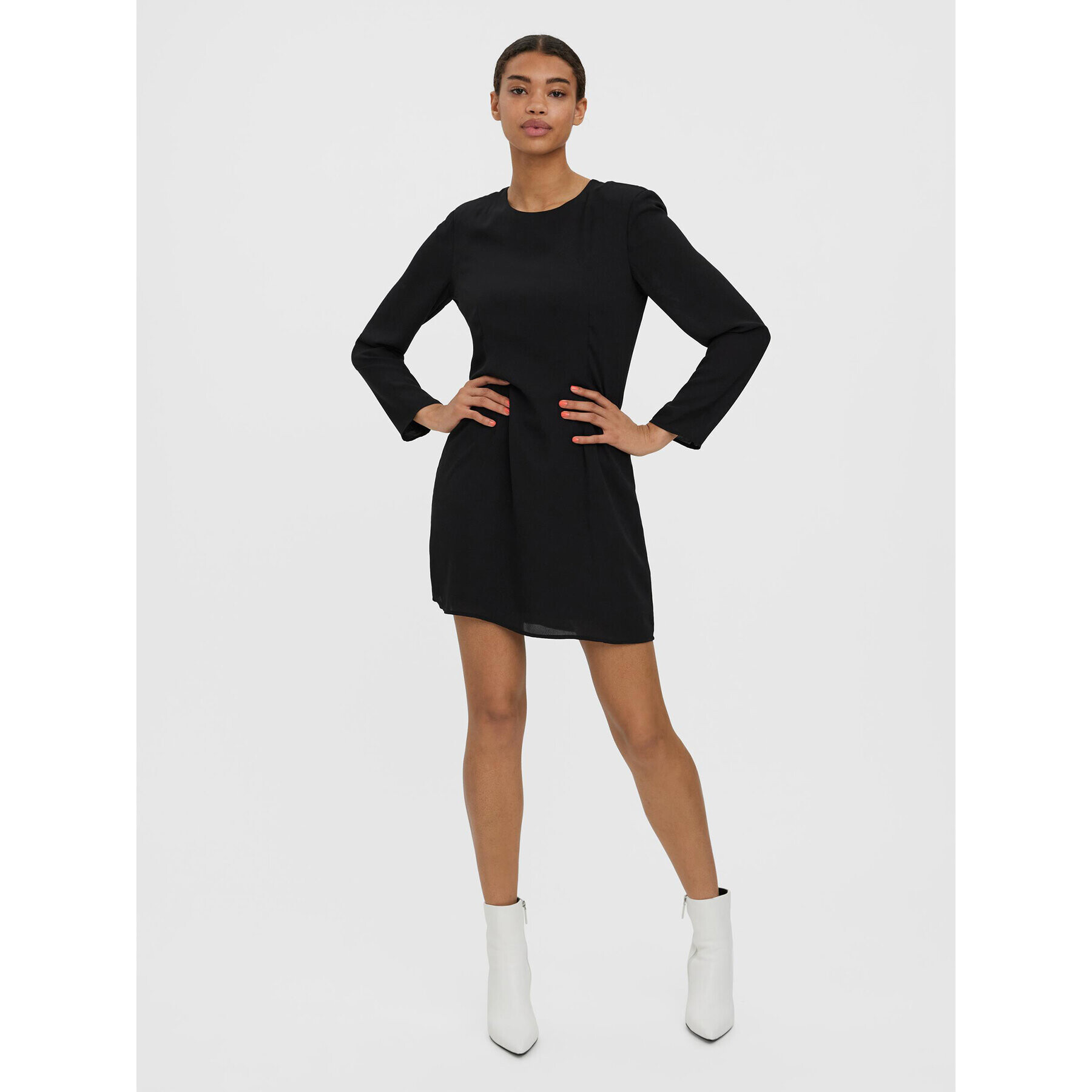 Vero Moda Ежедневна рокля Kimmi 10276069 Черен Regular Fit - Pepit.bg