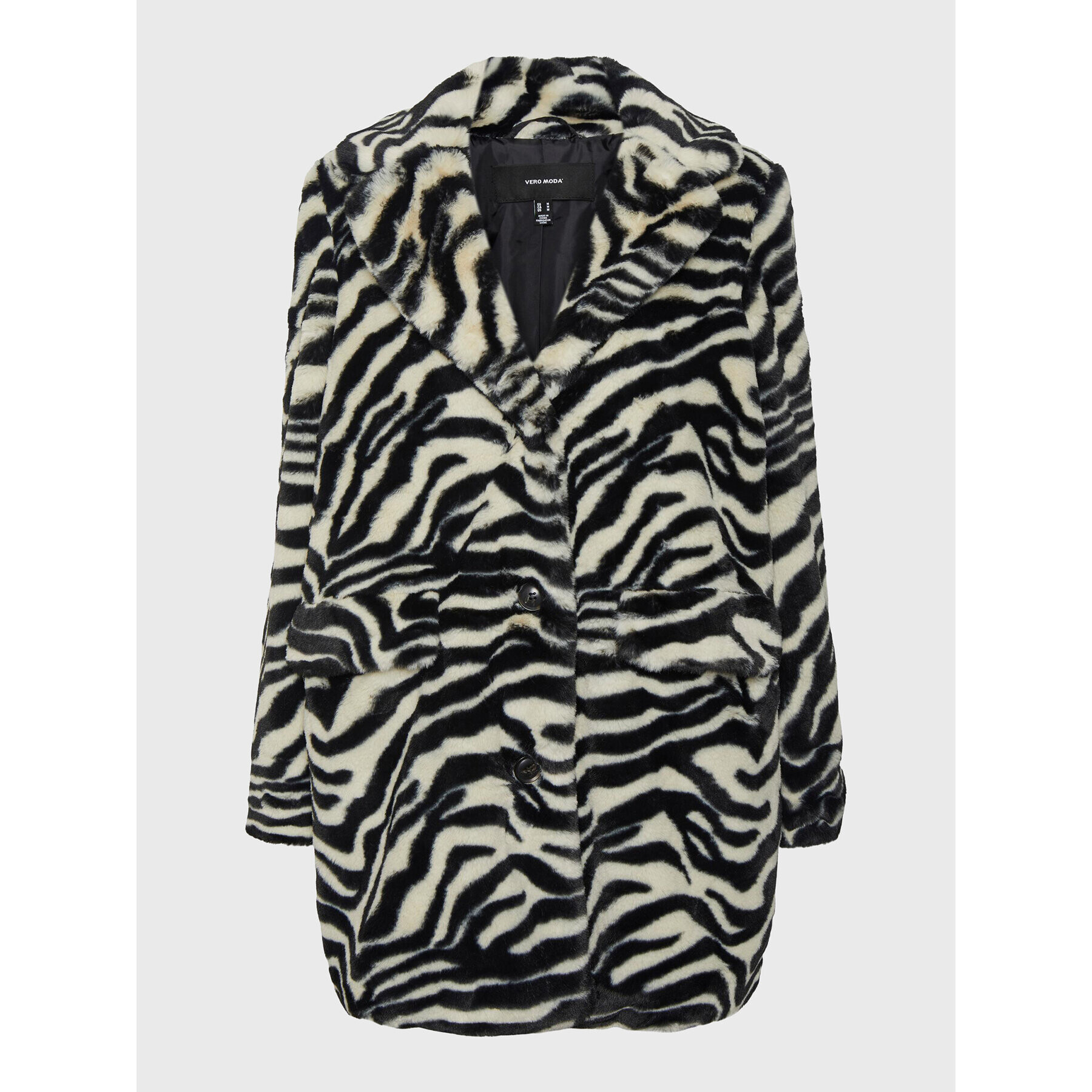 Vero Moda Кожено палто Rome 10267493 Бежов Regular Fit - Pepit.bg