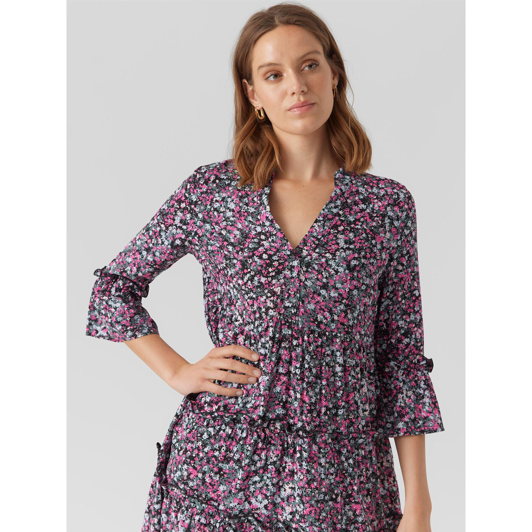 Vero Moda Лятна рокля Easy 10297359 Цветен Relaxed Fit - Pepit.bg