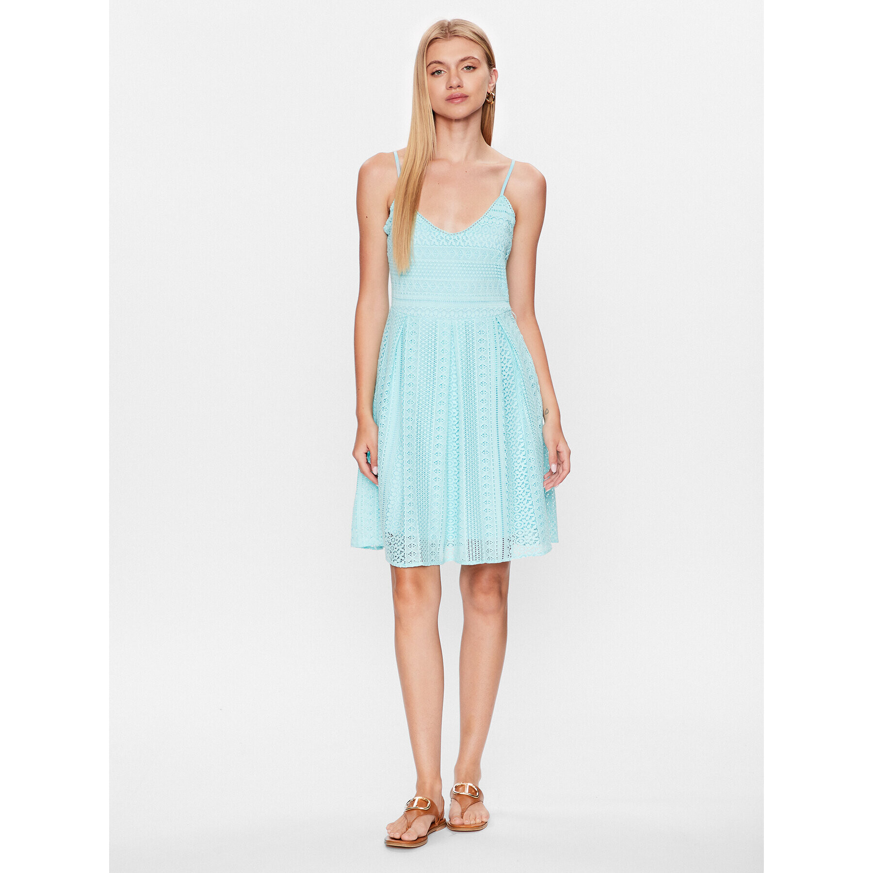 Vero Moda Лятна рокля Honey 10220925 Син Regular Fit - Pepit.bg