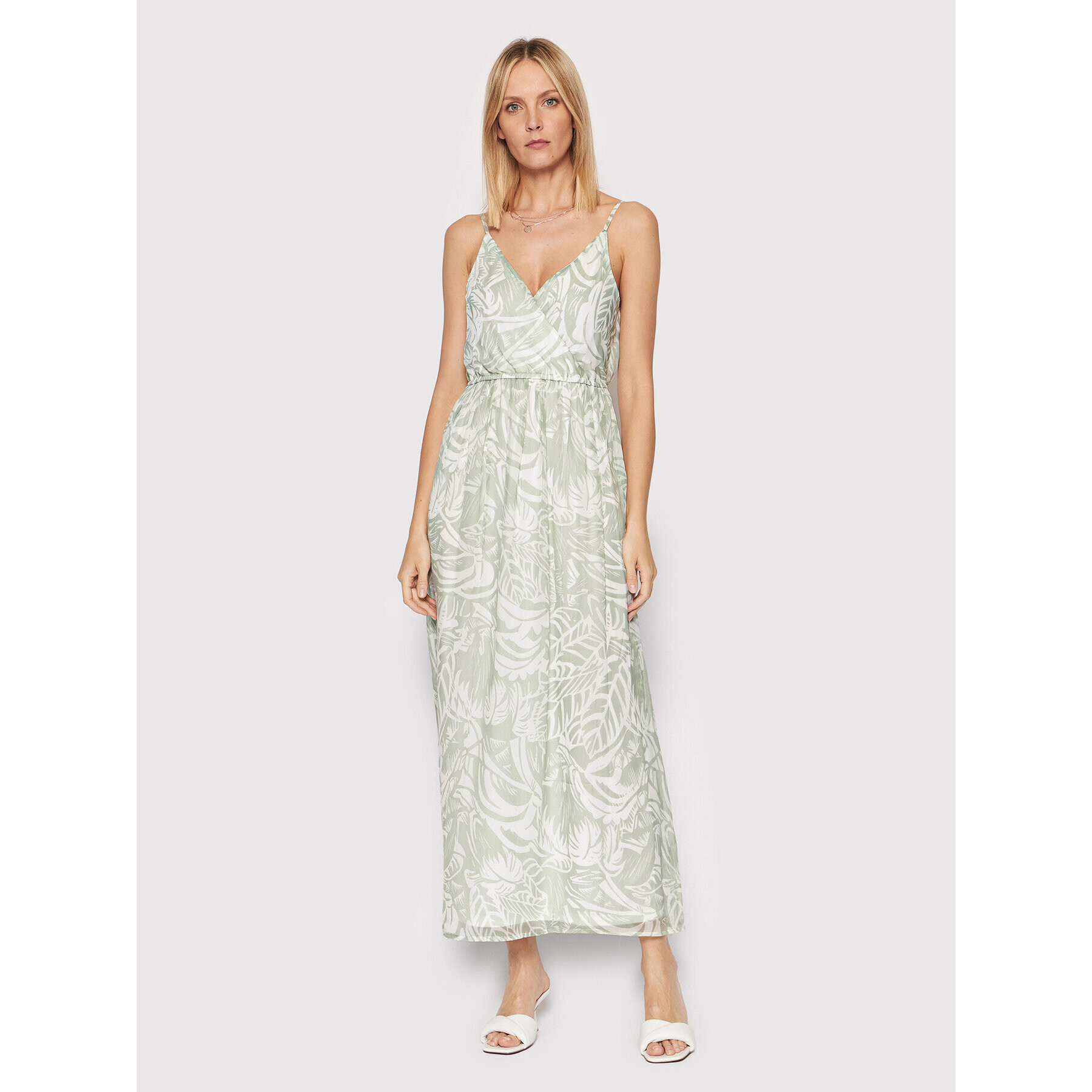 Vero Moda Лятна рокля Kaya 10267375 Зелен Regular Fit - Pepit.bg