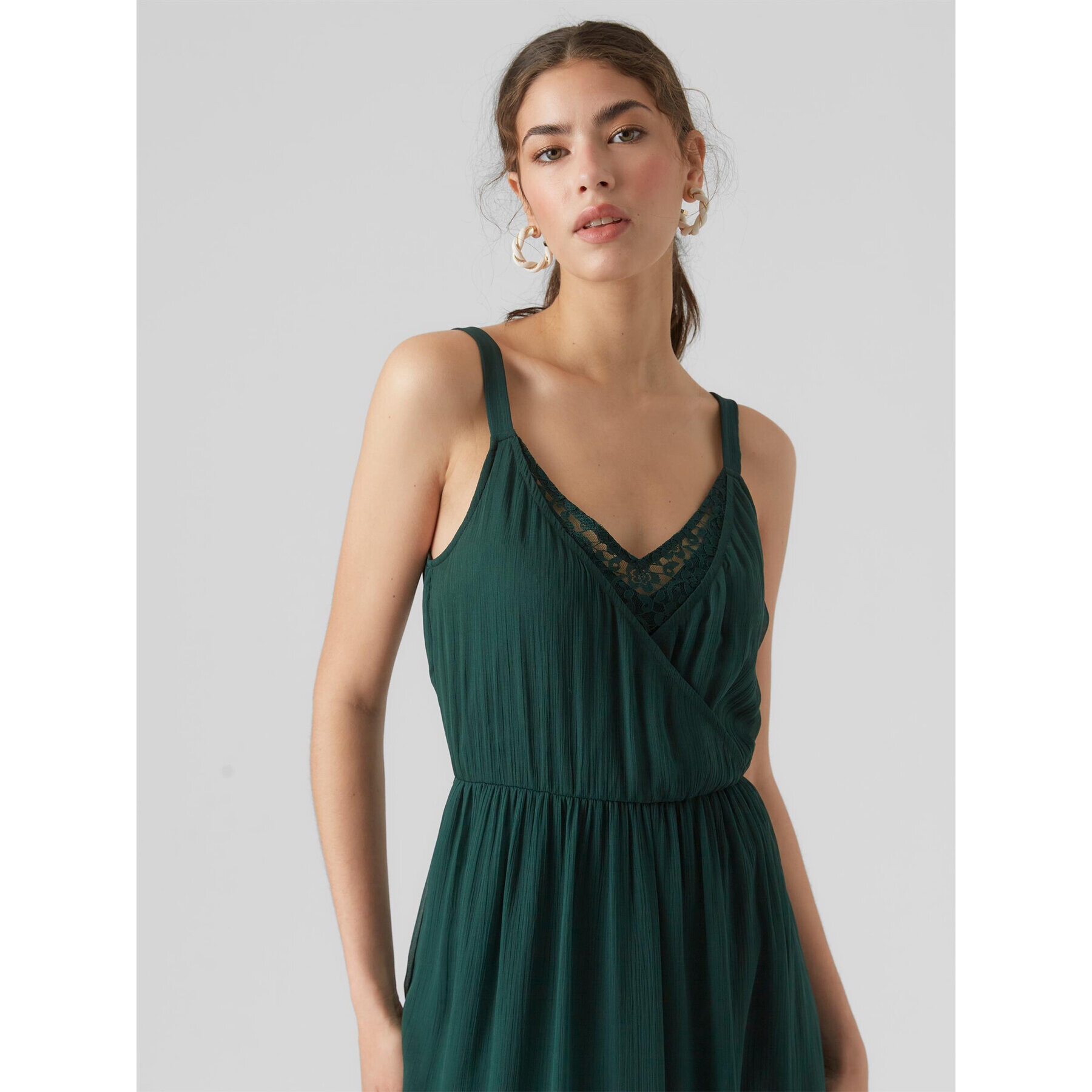 Vero Moda Лятна рокля Olivia 10298558 Зелен Regular Fit - Pepit.bg