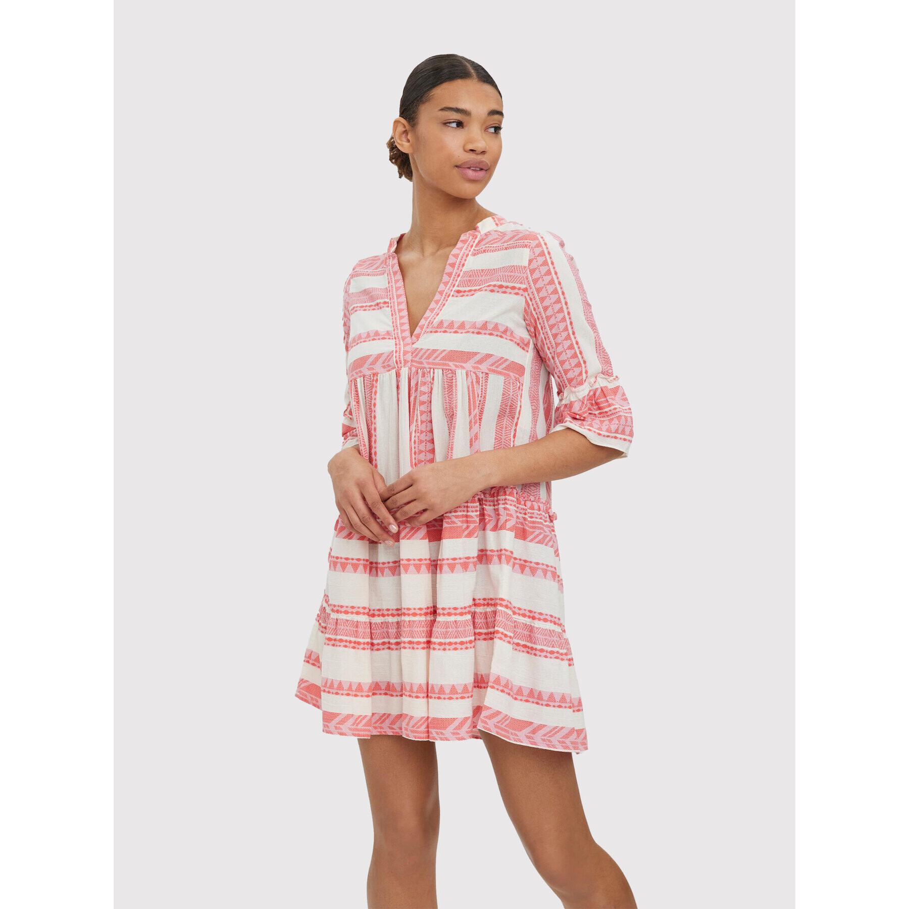 Vero Moda Лятна рокля Dicthe 10225127 Червен Regular Fit - Pepit.bg