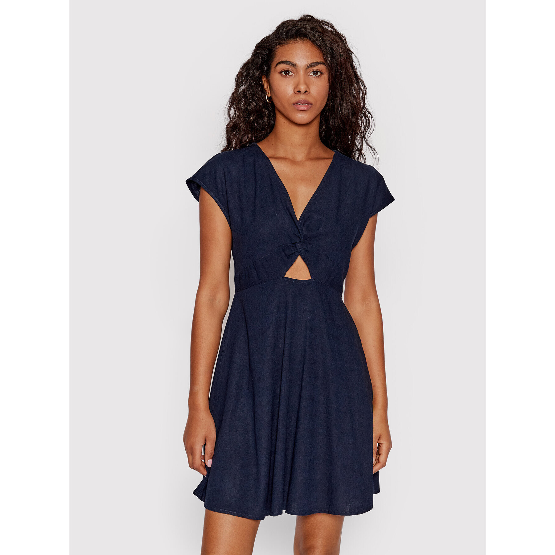 Vero Moda Лятна рокля Jesmilo 10260353 Тъмносин Regular Fit - Pepit.bg