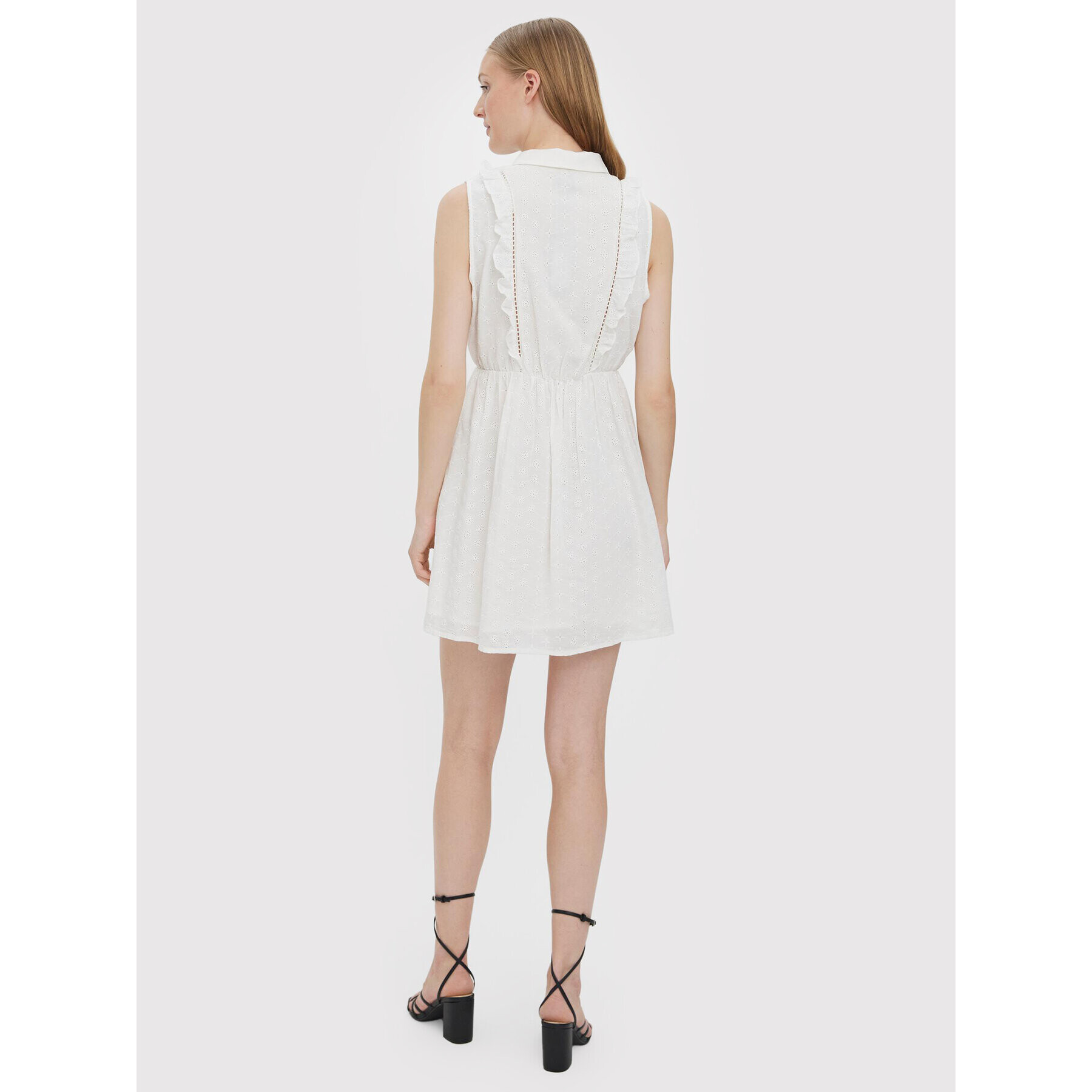 Vero Moda Лятна рокля Sally 10272001 Бял Regular Fit - Pepit.bg