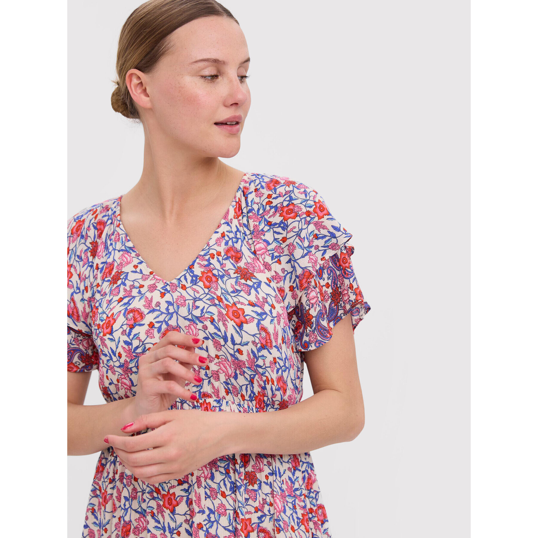 Vero Moda Лятна рокля Tora 10269106 Цветен Regular Fit - Pepit.bg