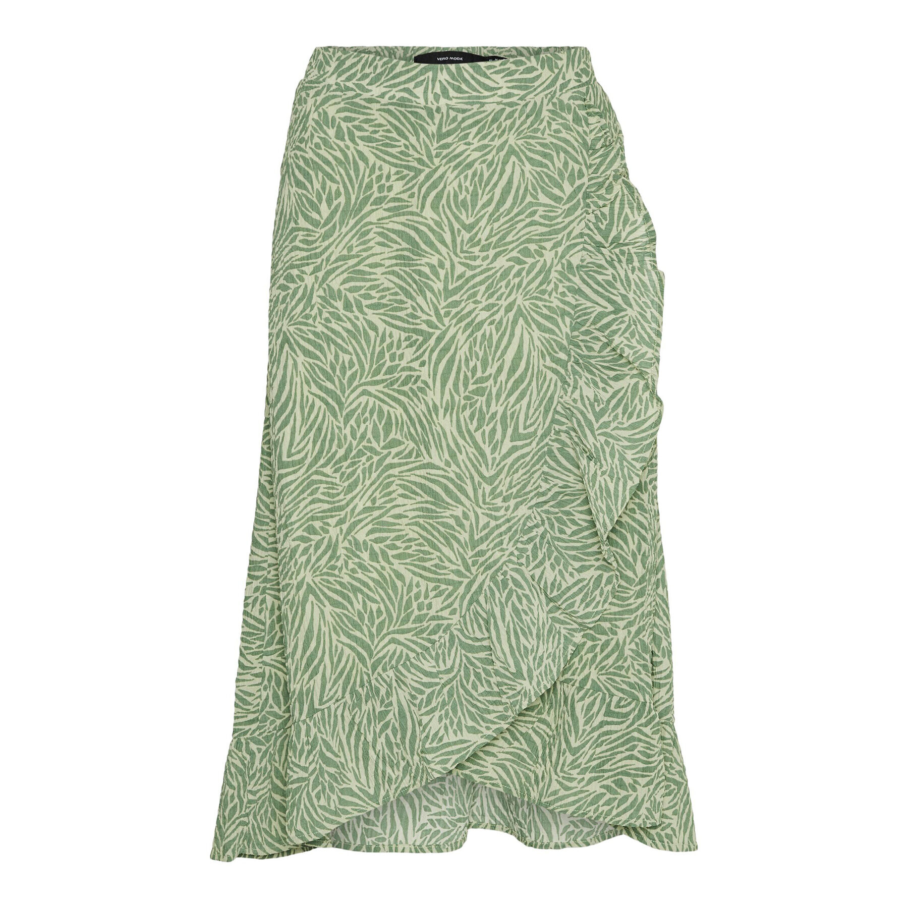 Vero Moda Миди пола Sara 10282448 Зелен Regular Fit - Pepit.bg