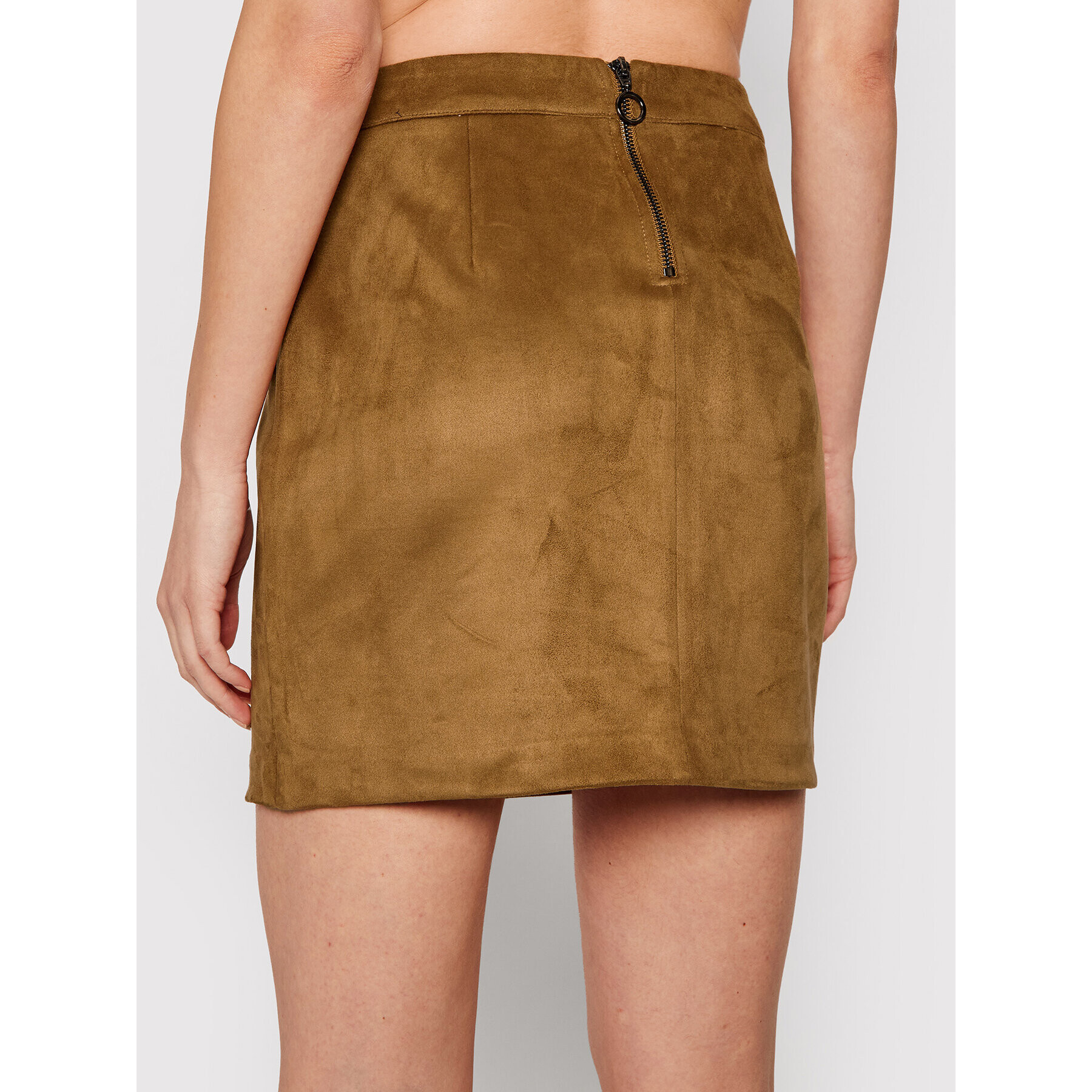 Vero Moda Мини пола Donnadina 10210430 Кафяв Regular Fit - Pepit.bg