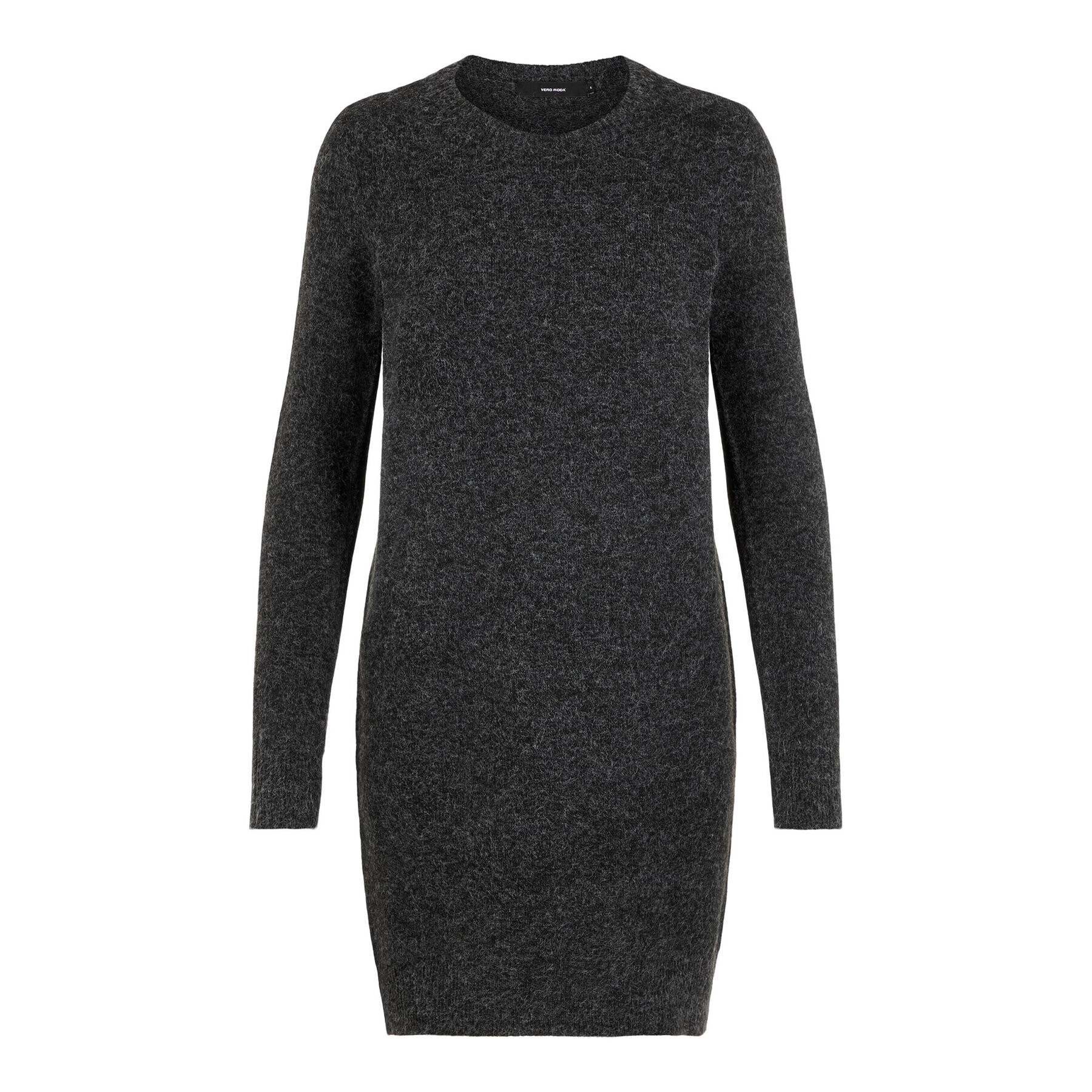 Vero Moda Плетена рокля 10215523 Черен Relaxed Fit - Pepit.bg