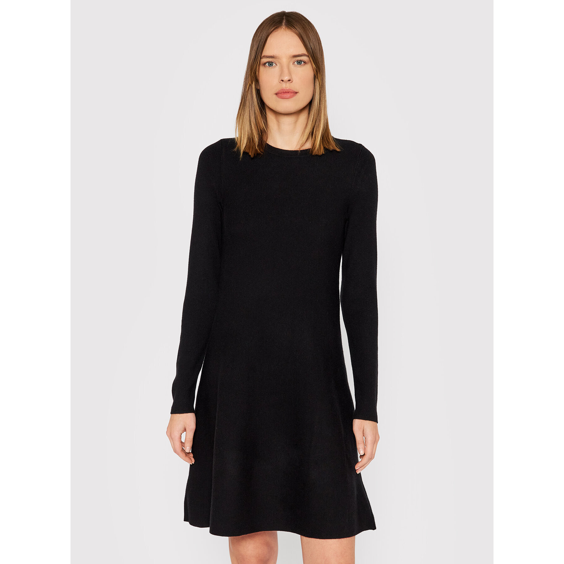 Vero Moda Плетена рокля Nancy 10206027 Черен Regular Fit - Pepit.bg