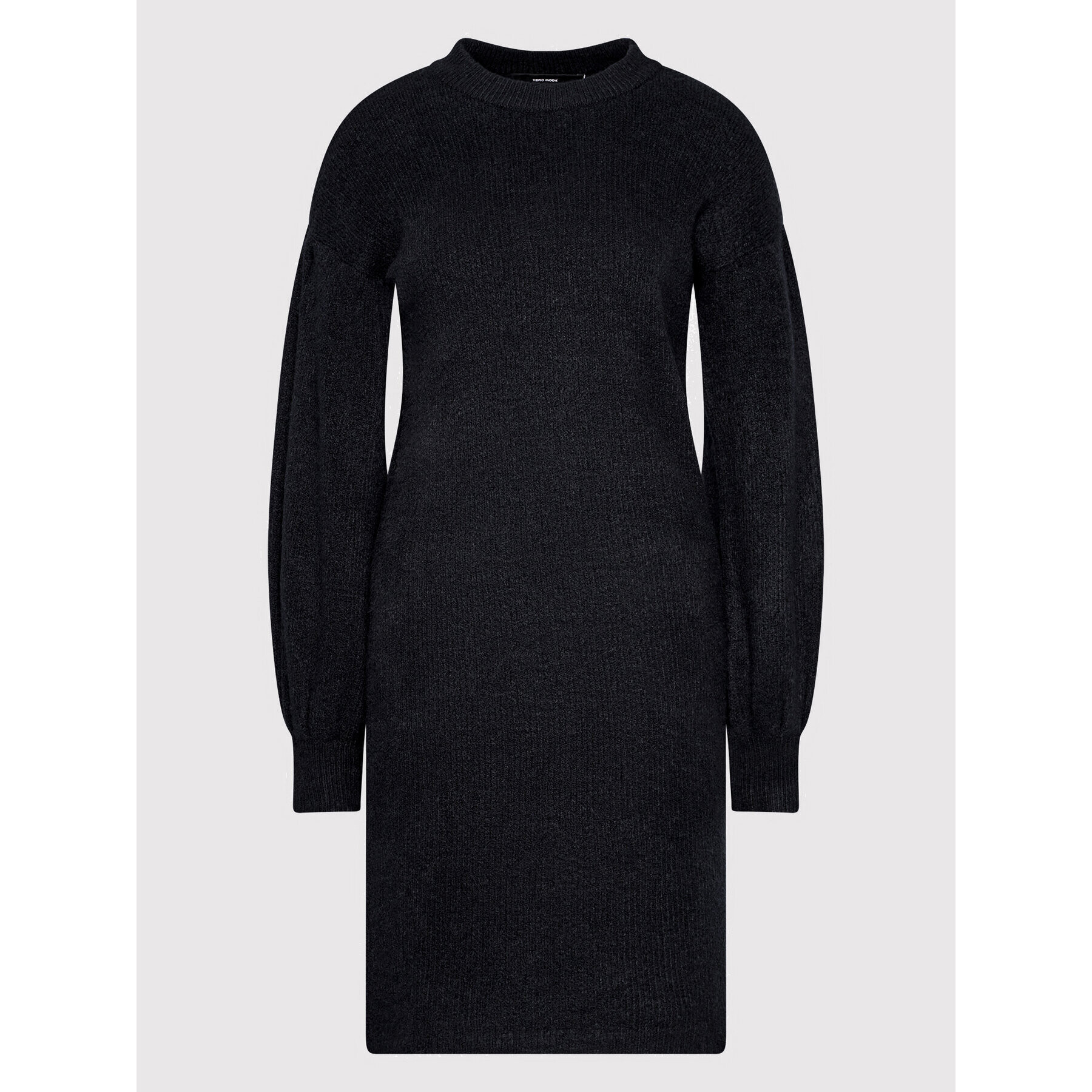 Vero Moda Плетена рокля Filene 10257138 Черен Regular Fit - Pepit.bg