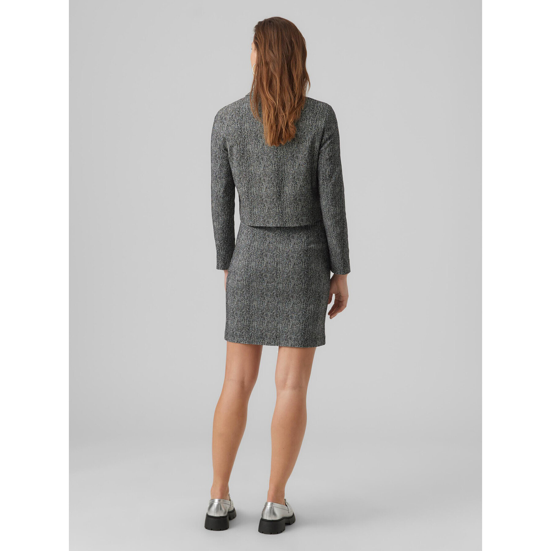 Vero Moda Пола тип молив 10294374 Сив Slim Fit - Pepit.bg