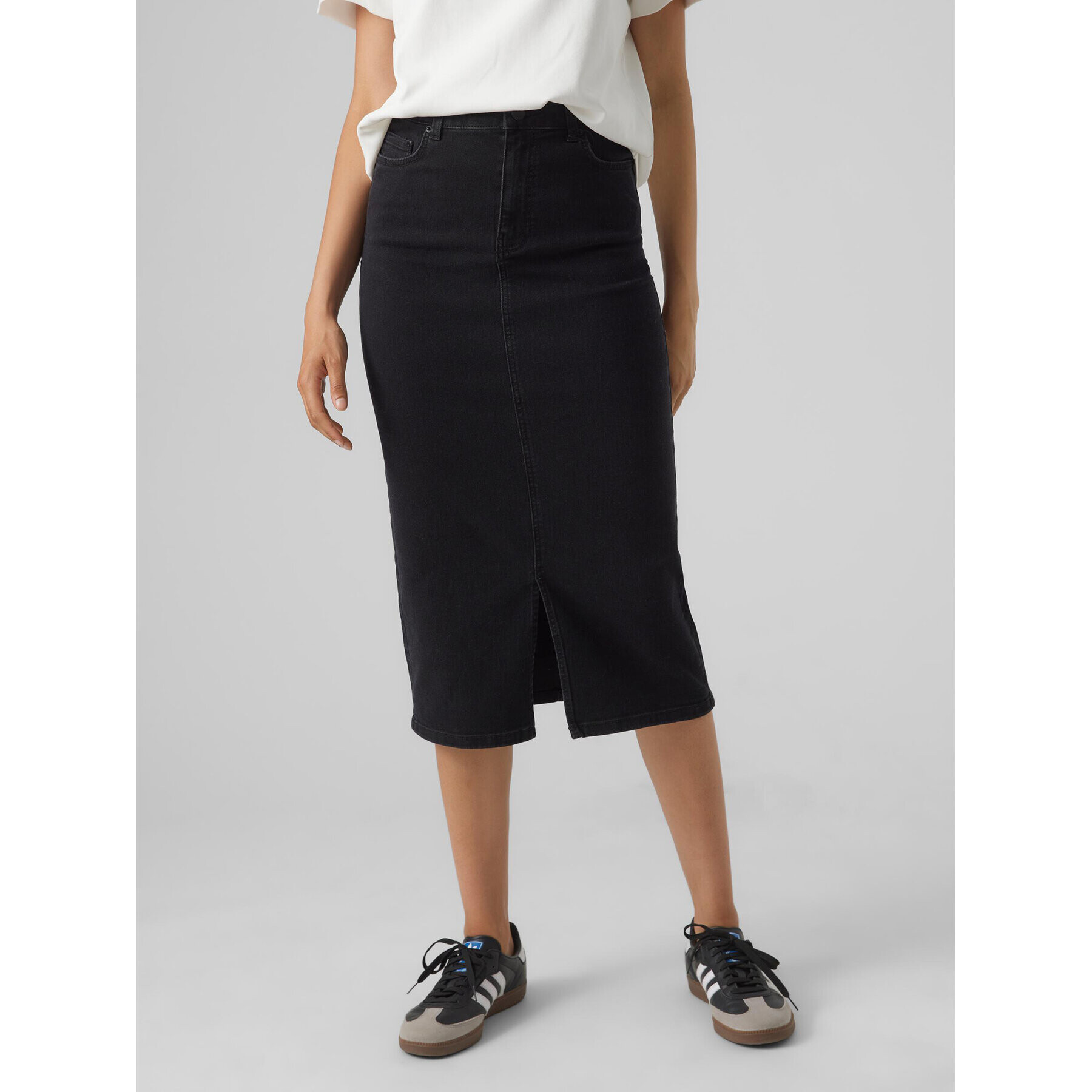 Vero Moda Пола тип молив Lina 10300188 Черен Regular Fit - Pepit.bg