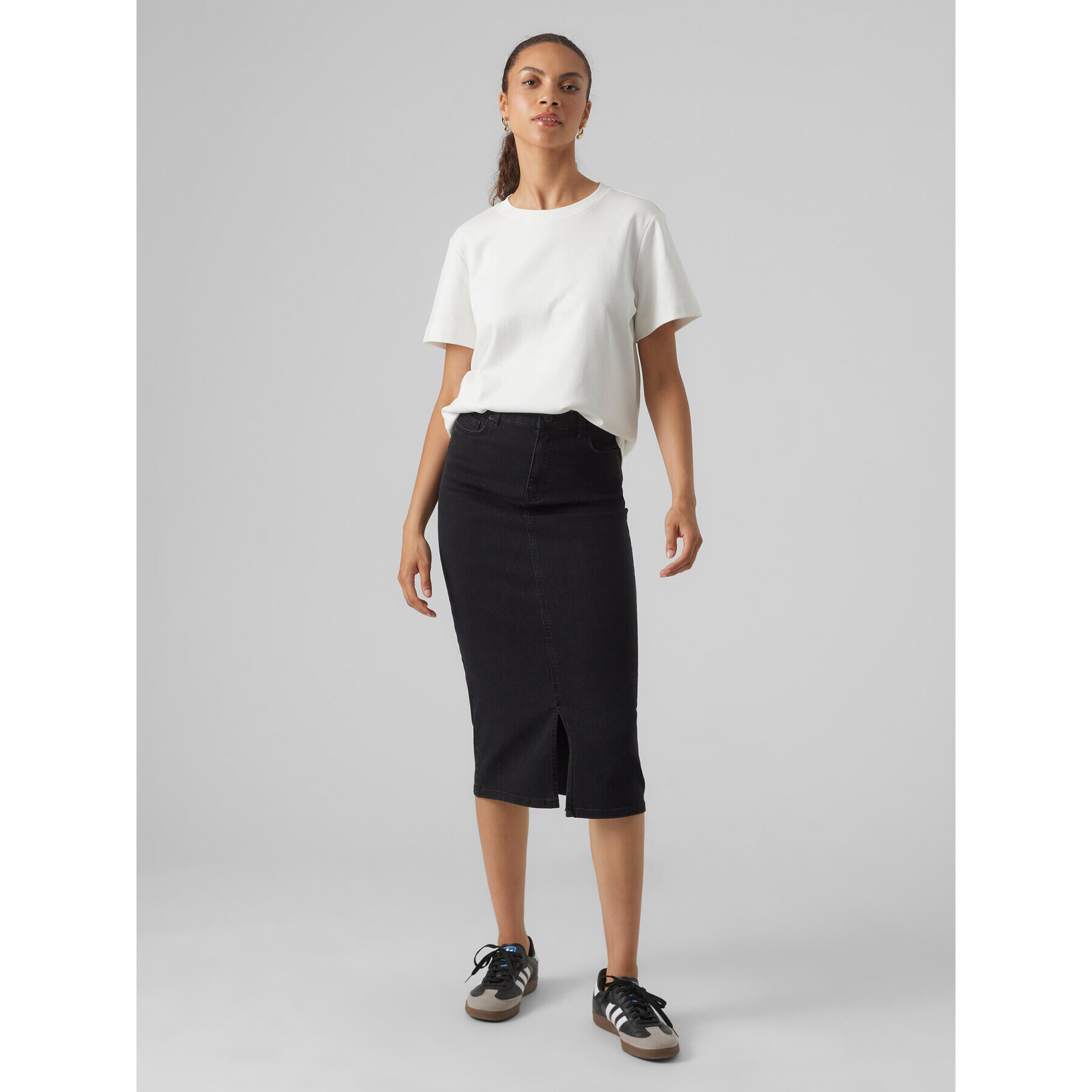 Vero Moda Пола тип молив Lina 10300188 Черен Regular Fit - Pepit.bg