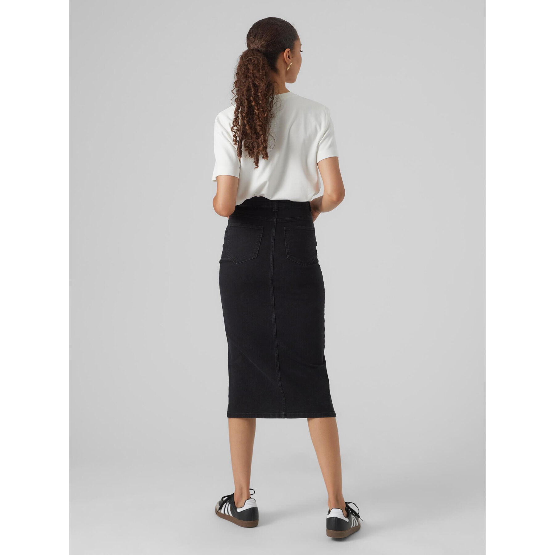 Vero Moda Пола тип молив Lina 10300188 Черен Regular Fit - Pepit.bg