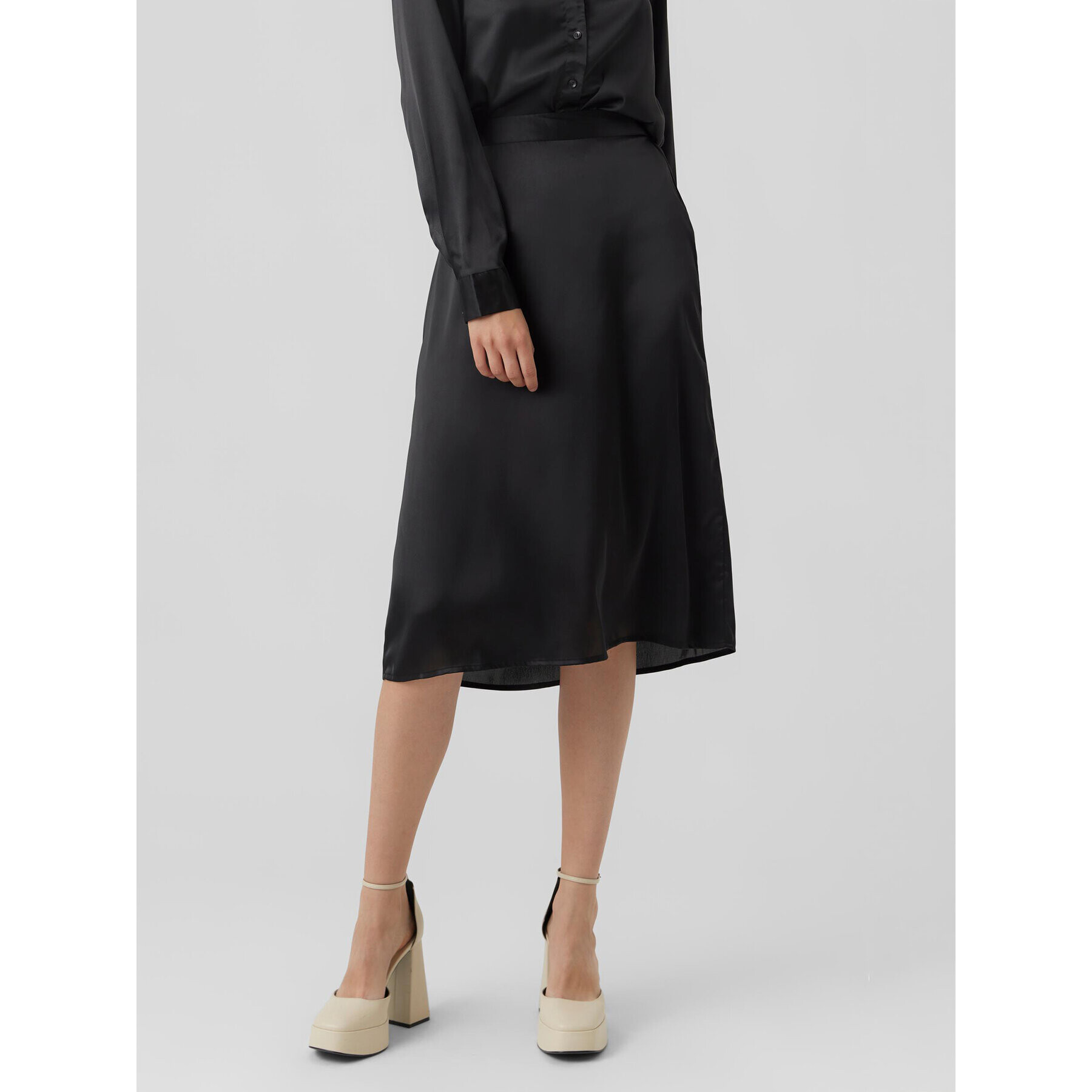 Vero Moda Пола тип трапец Noa 10274397 Черен Regular Fit - Pepit.bg