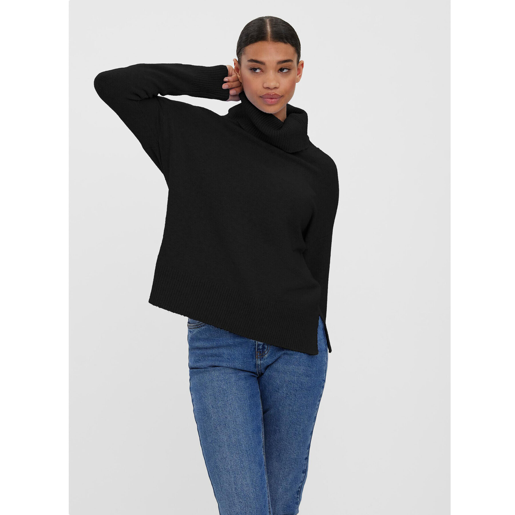 Vero Moda Поло 10231324 Черен Regular Fit - Pepit.bg