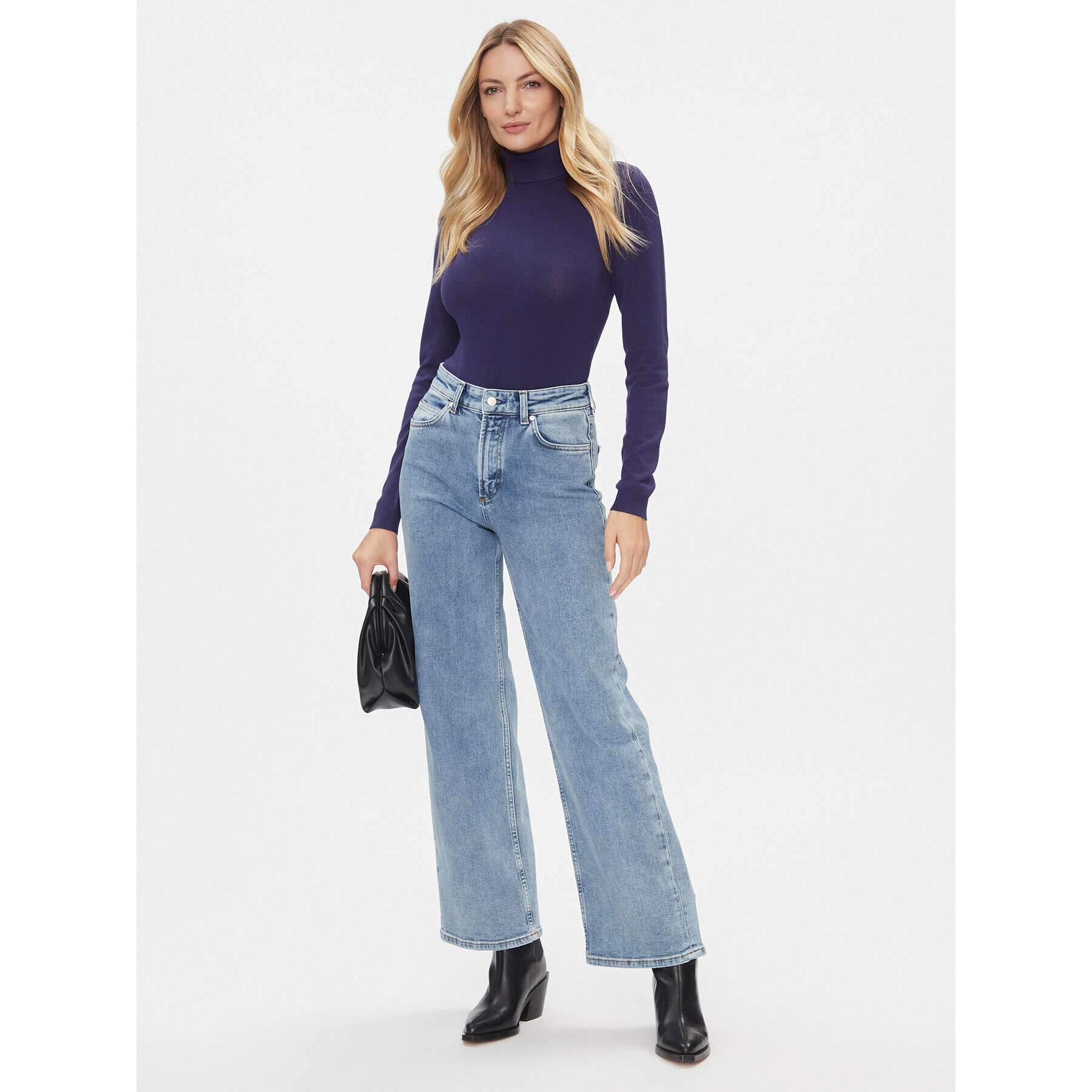 Vero Moda Поло 10231630 Виолетов Slim Fit - Pepit.bg