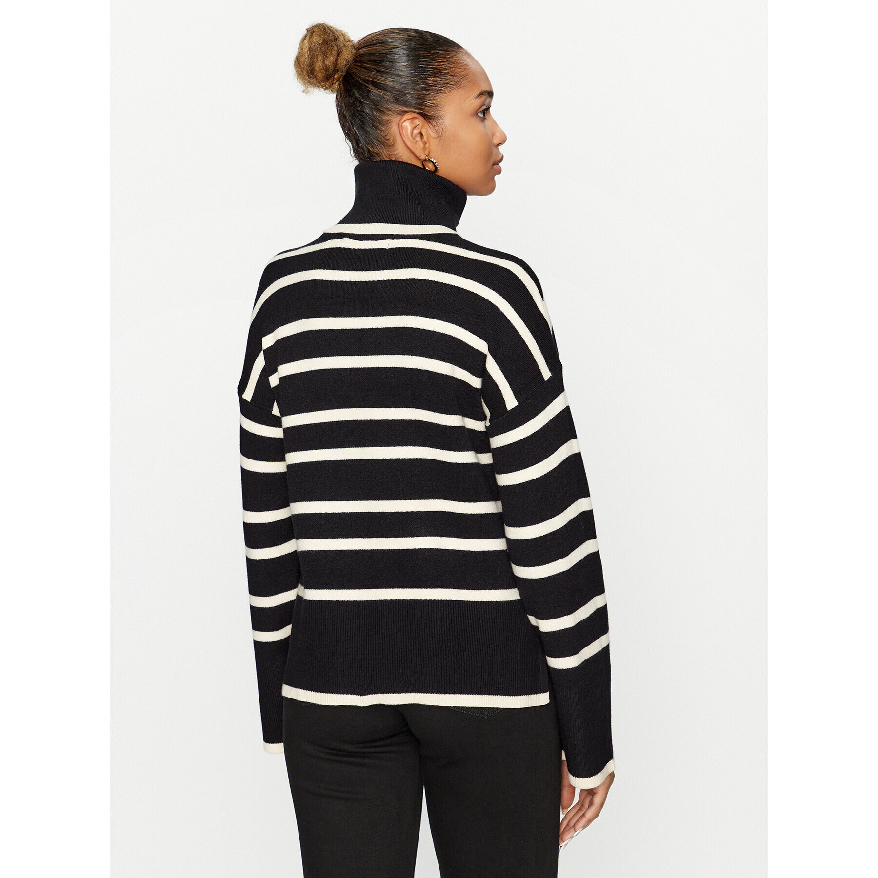 Vero Moda Поло 10291725 Черен Loose Fit - Pepit.bg