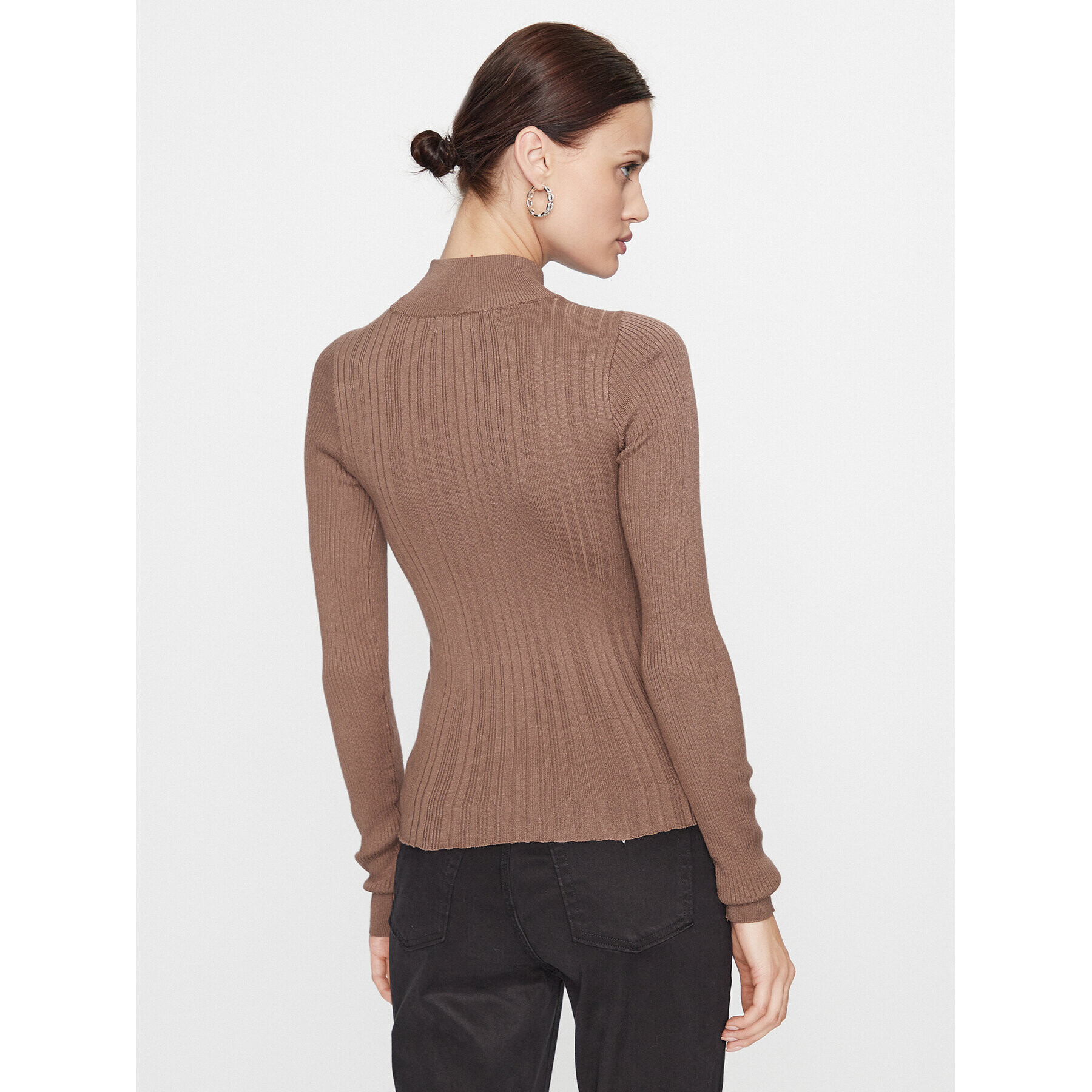 Vero Moda Поло 10293750 Кафяв Regular Fit - Pepit.bg