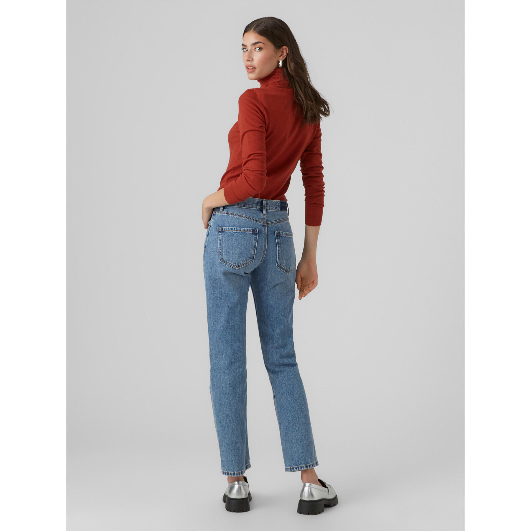 Vero Moda Поло 10296195 Червен Regular Fit - Pepit.bg