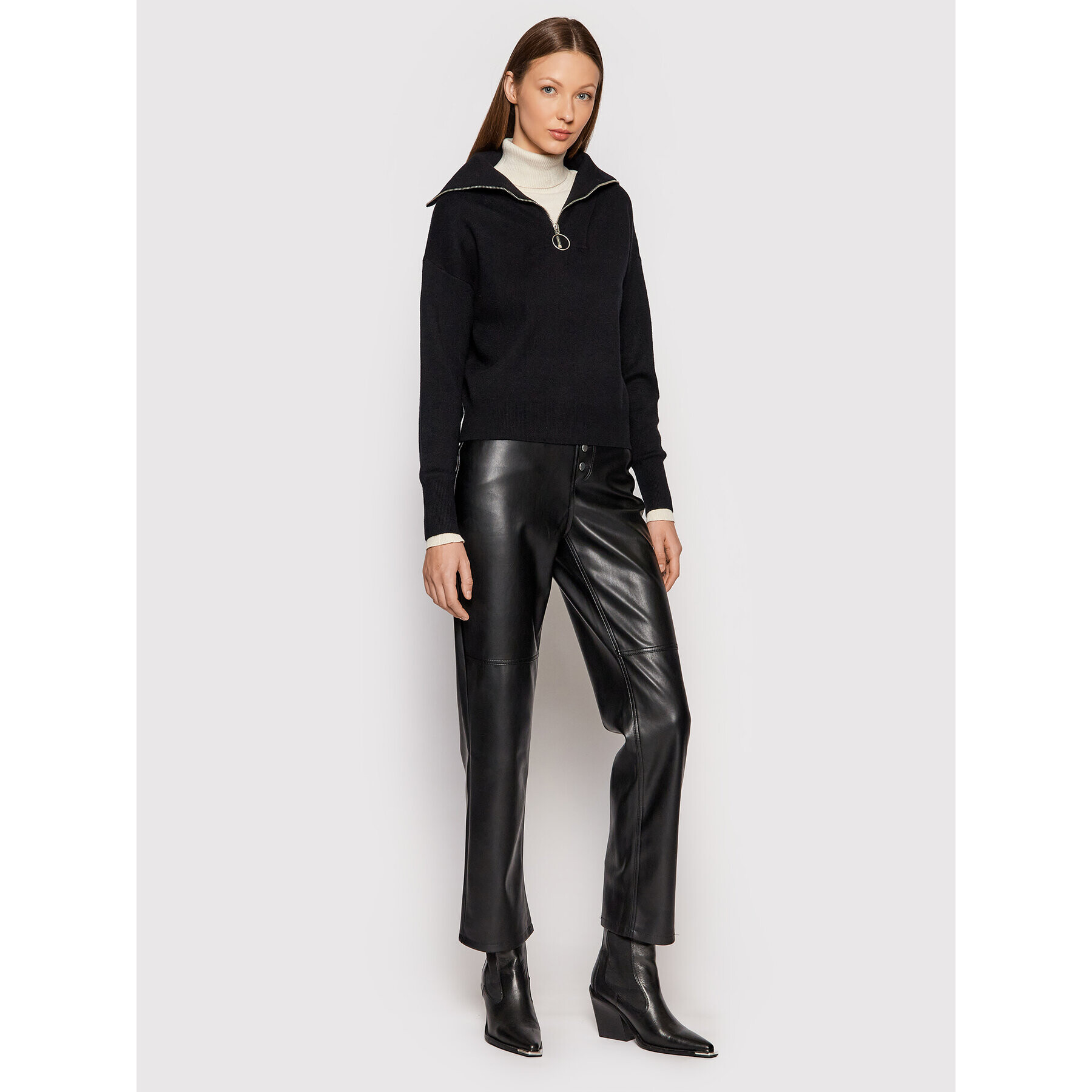 Vero Moda Поло Glory 10231630 Екрю Slim Fit - Pepit.bg