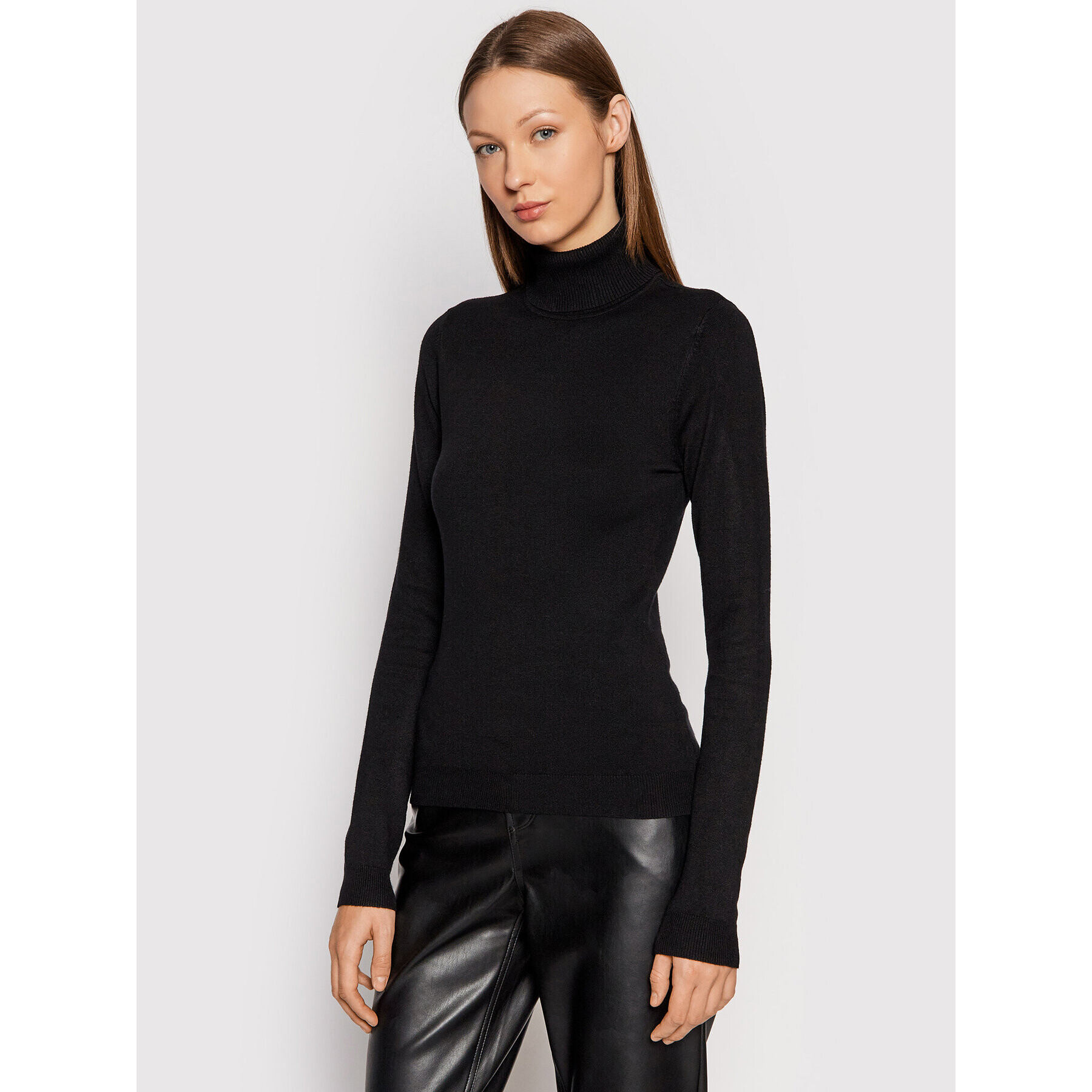 Vero Moda Поло Glory 10231630 Черен Slim Fit - Pepit.bg