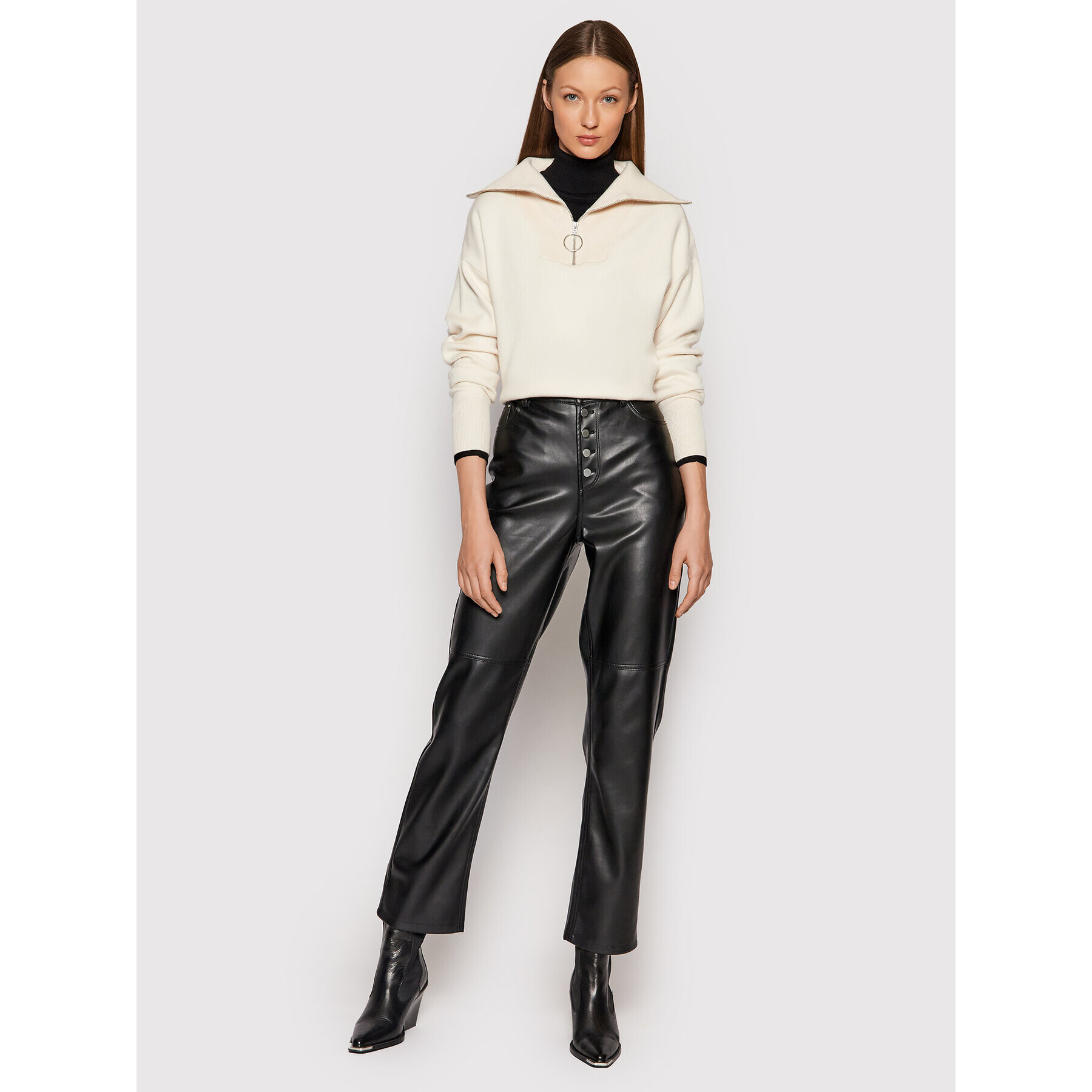 Vero Moda Поло Glory 10231630 Черен Slim Fit - Pepit.bg