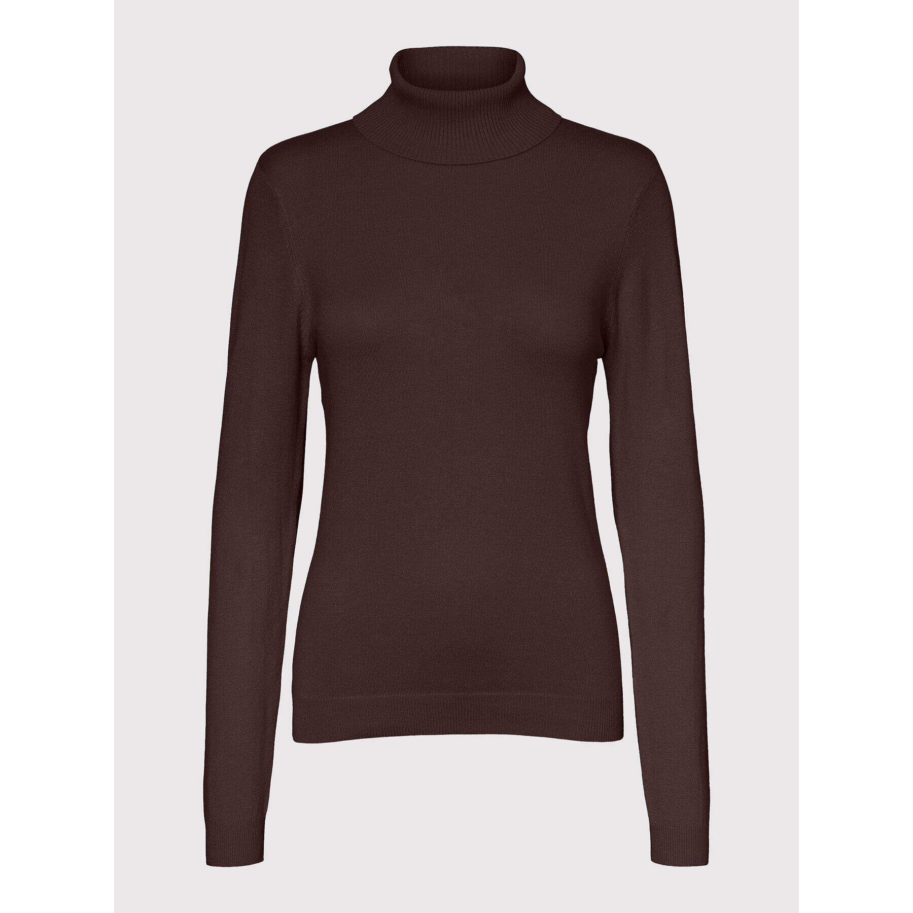 Vero Moda Поло Glory 10231630 Кафяв Slim Fit - Pepit.bg