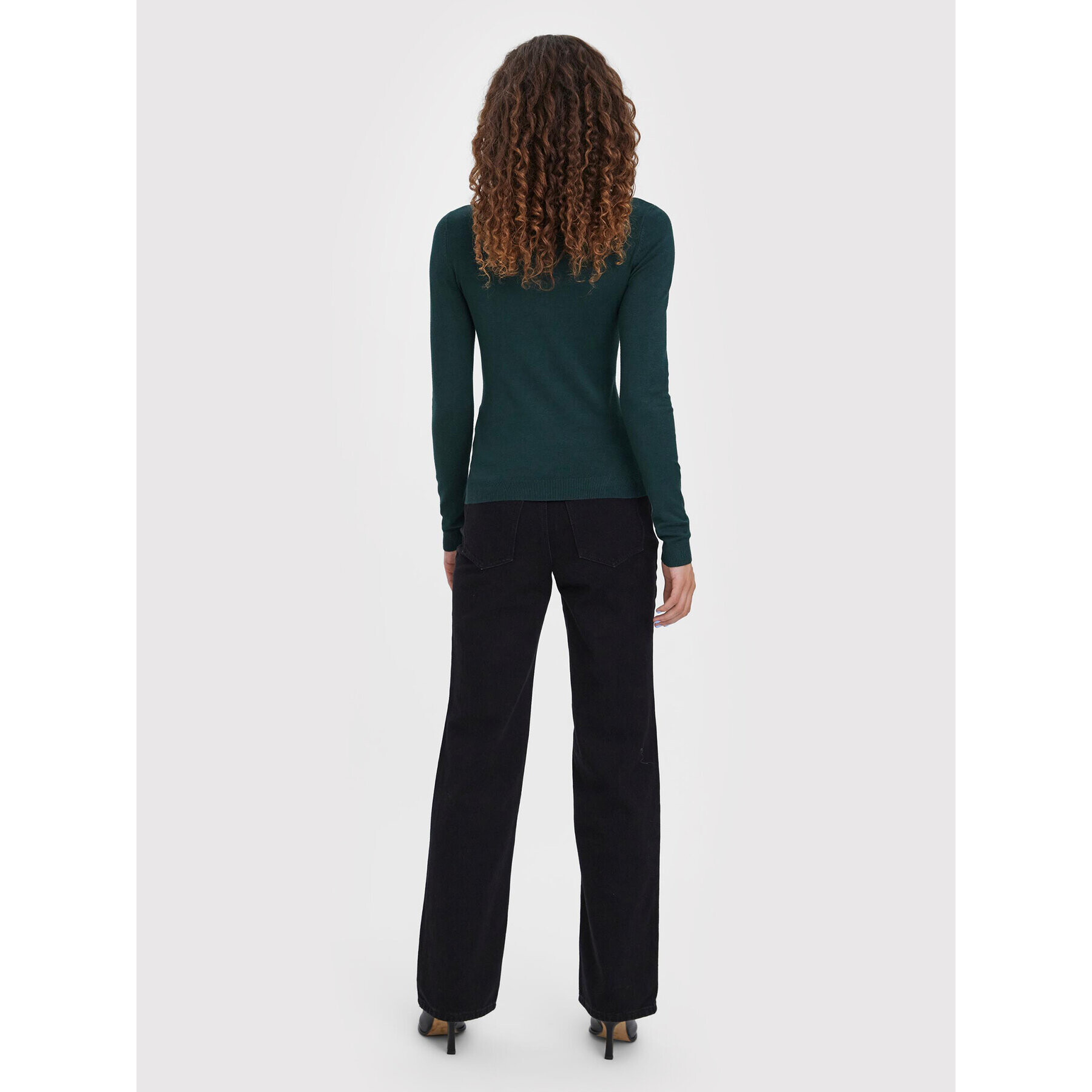 Vero Moda Поло Glory 10231630 Зелен Slim Fit - Pepit.bg