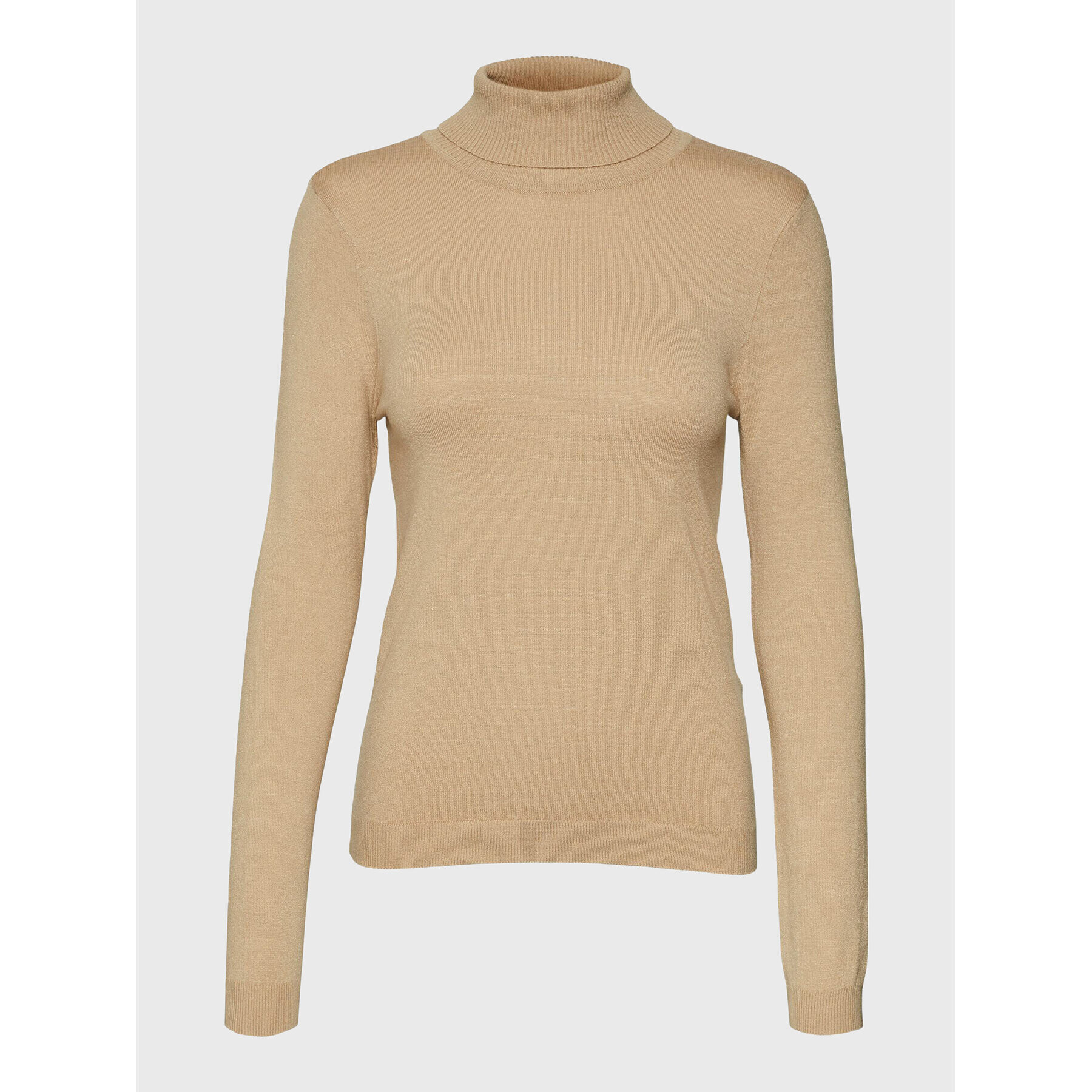 Vero Moda Поло Happiness 10238127 Бежов Regular Fit - Pepit.bg
