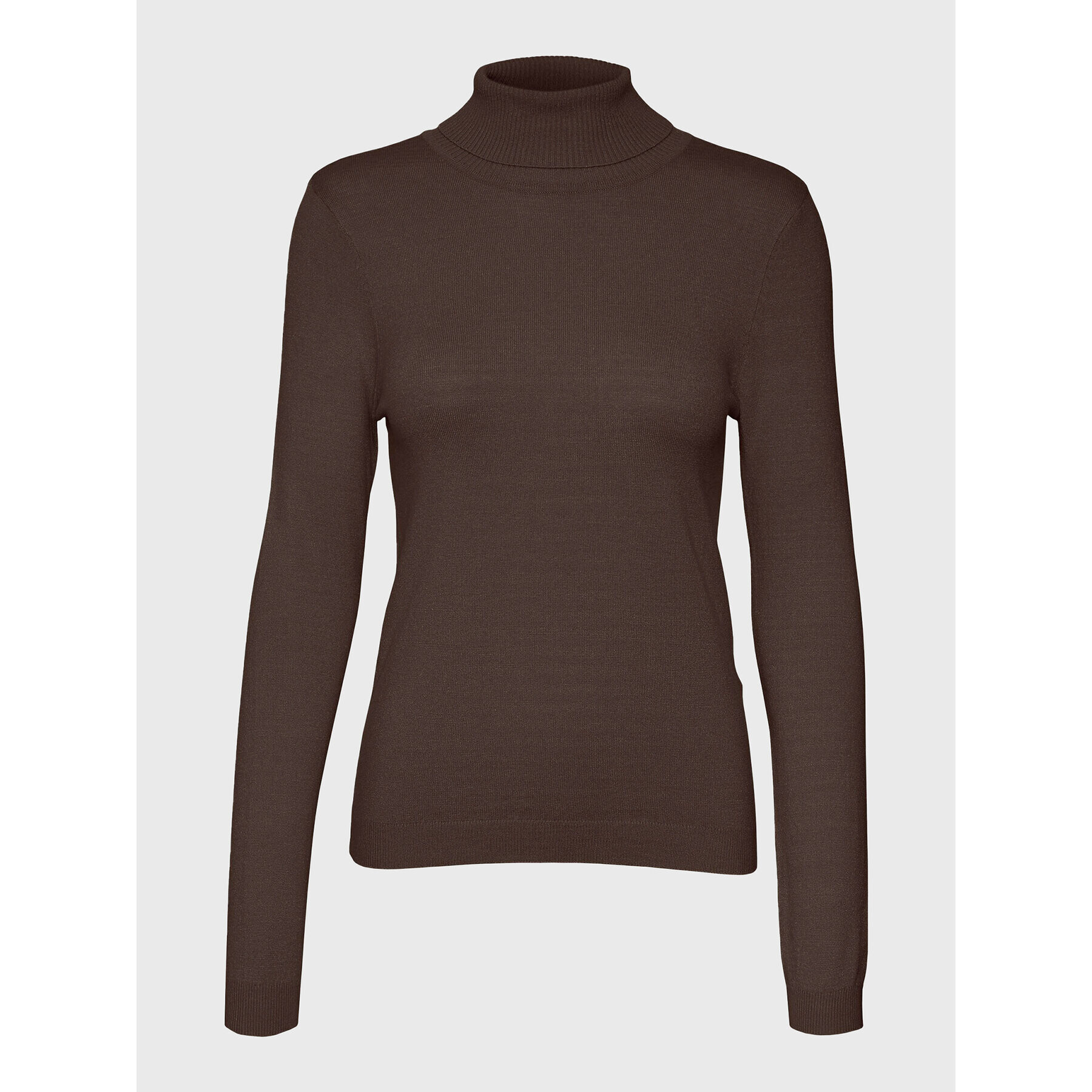 Vero Moda Поло Happiness 10238127 Кафяв Regular Fit - Pepit.bg