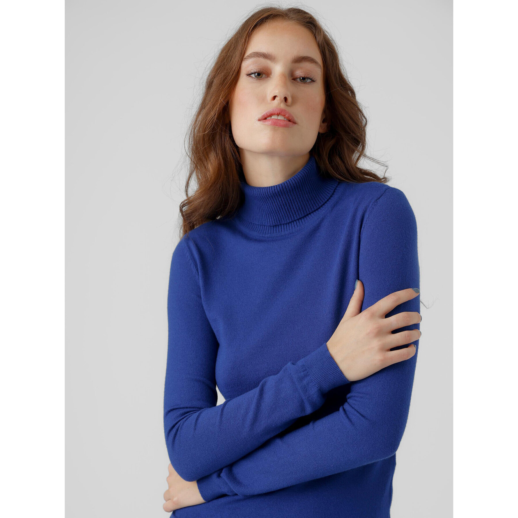 Vero Moda Поло Happiness 10238127 Син Regular Fit - Pepit.bg