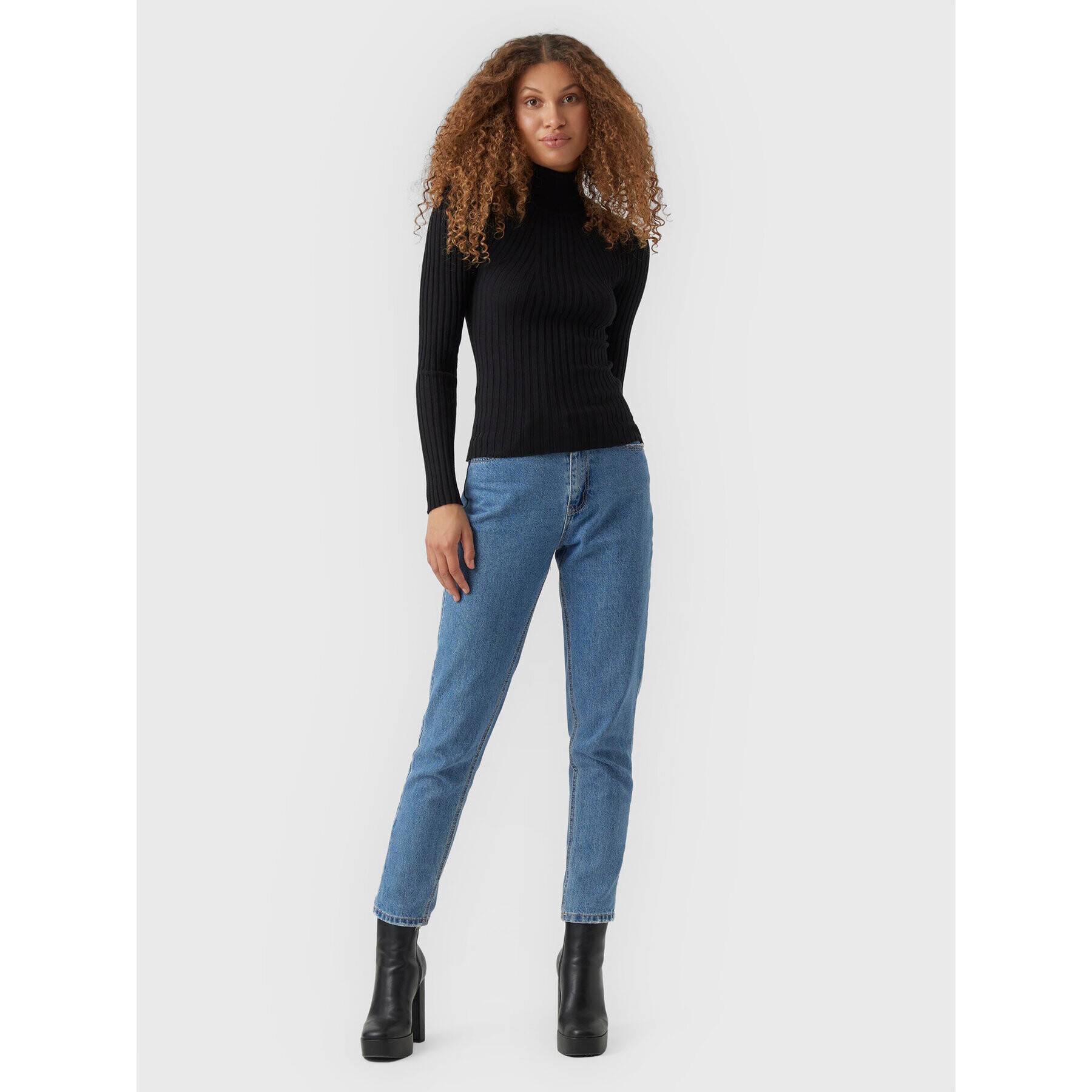 Vero Moda Поло Kiki 10272699 Черен Slim Fit - Pepit.bg