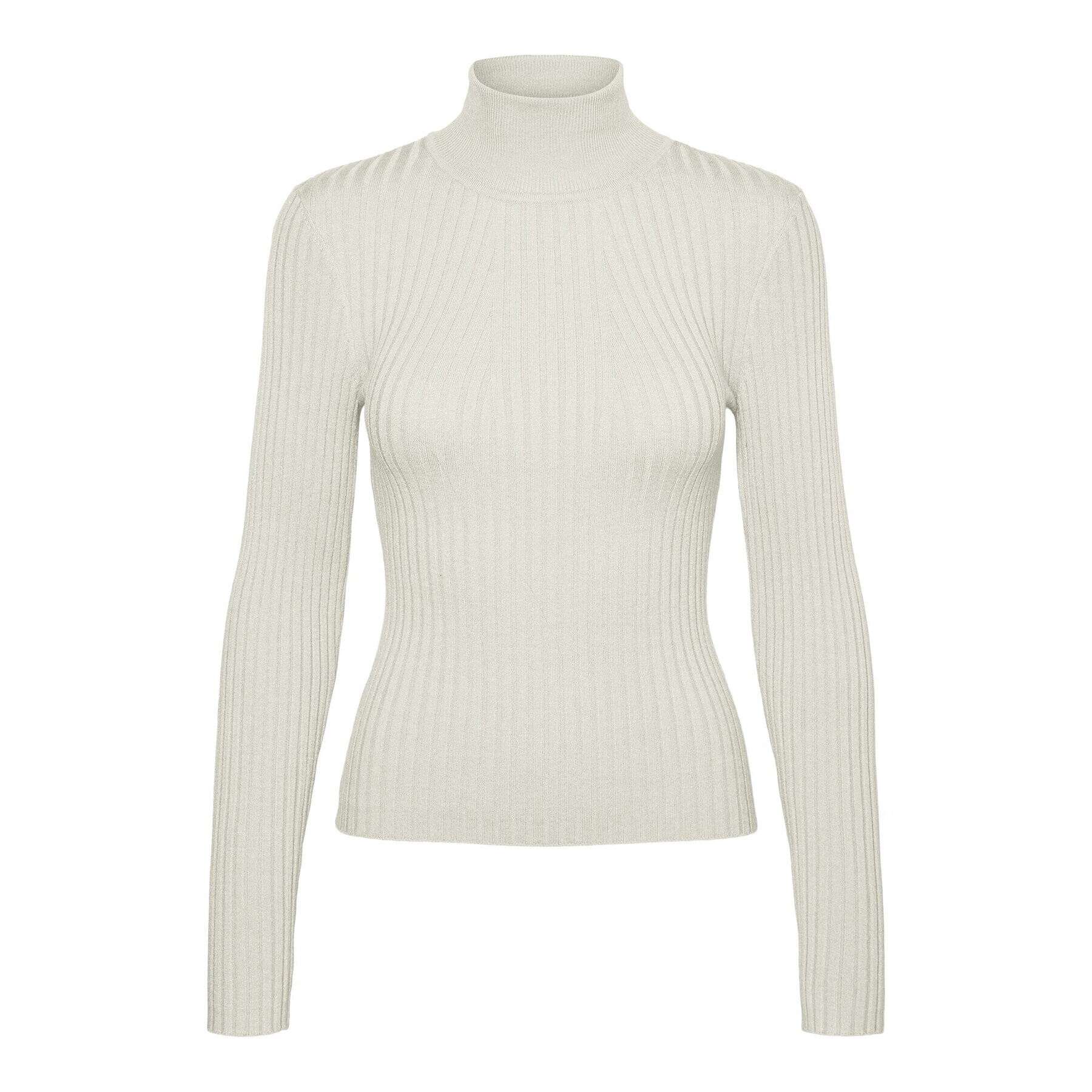 Vero Moda Поло Kiki 10272699 Екрю Slim Fit - Pepit.bg